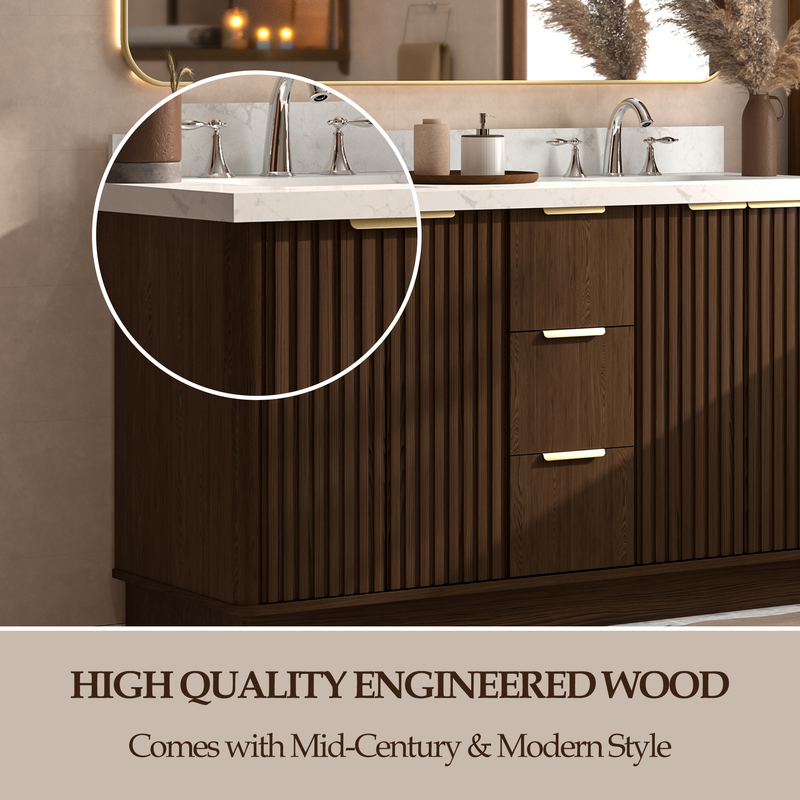 Kathryn 60 inch Double Freestanding Bath Vanity