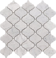 Roca Rockart – Carrara Marble Lantern (12"x12" Mosaic)