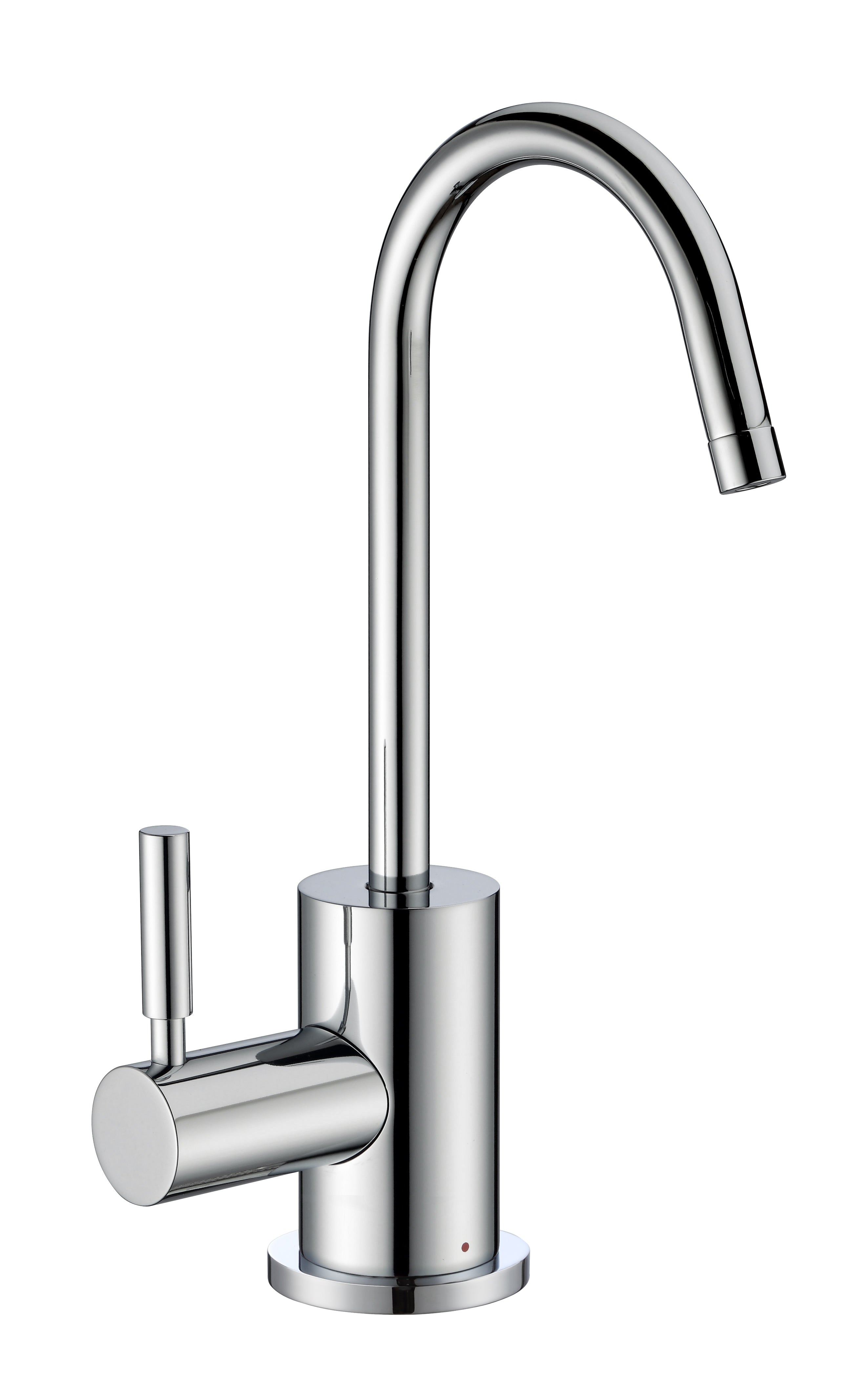 Point of Use Instant Hot Water Drinking Faucet with Gooseneck Swivel Spout