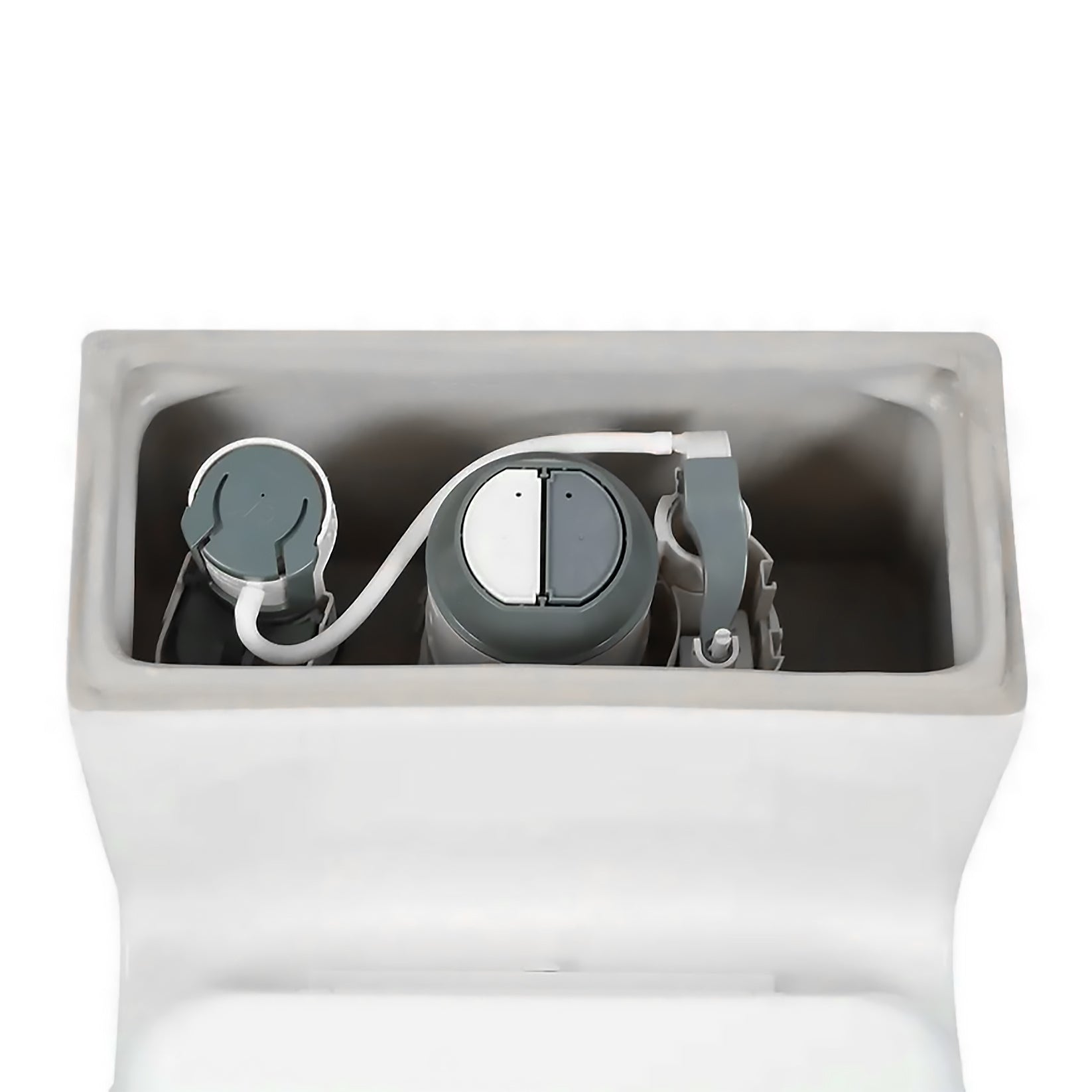 Magic Flush Eco-Friendly One Piece Toilet with a Siphonic Action Dual Flush System,  Elongated Bowl, 1.6/1.1 GPF and WaterSense Certified