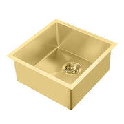 Noah Plus 16 gauge Single Bowl Linen Textured Dual-Mount Sink Set