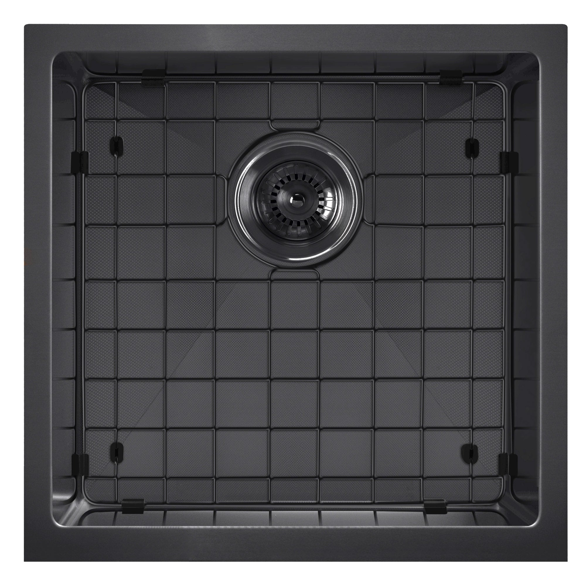 Noah Plus 16 gauge Single Bowl Linen Textured Dual-Mount Sink Set