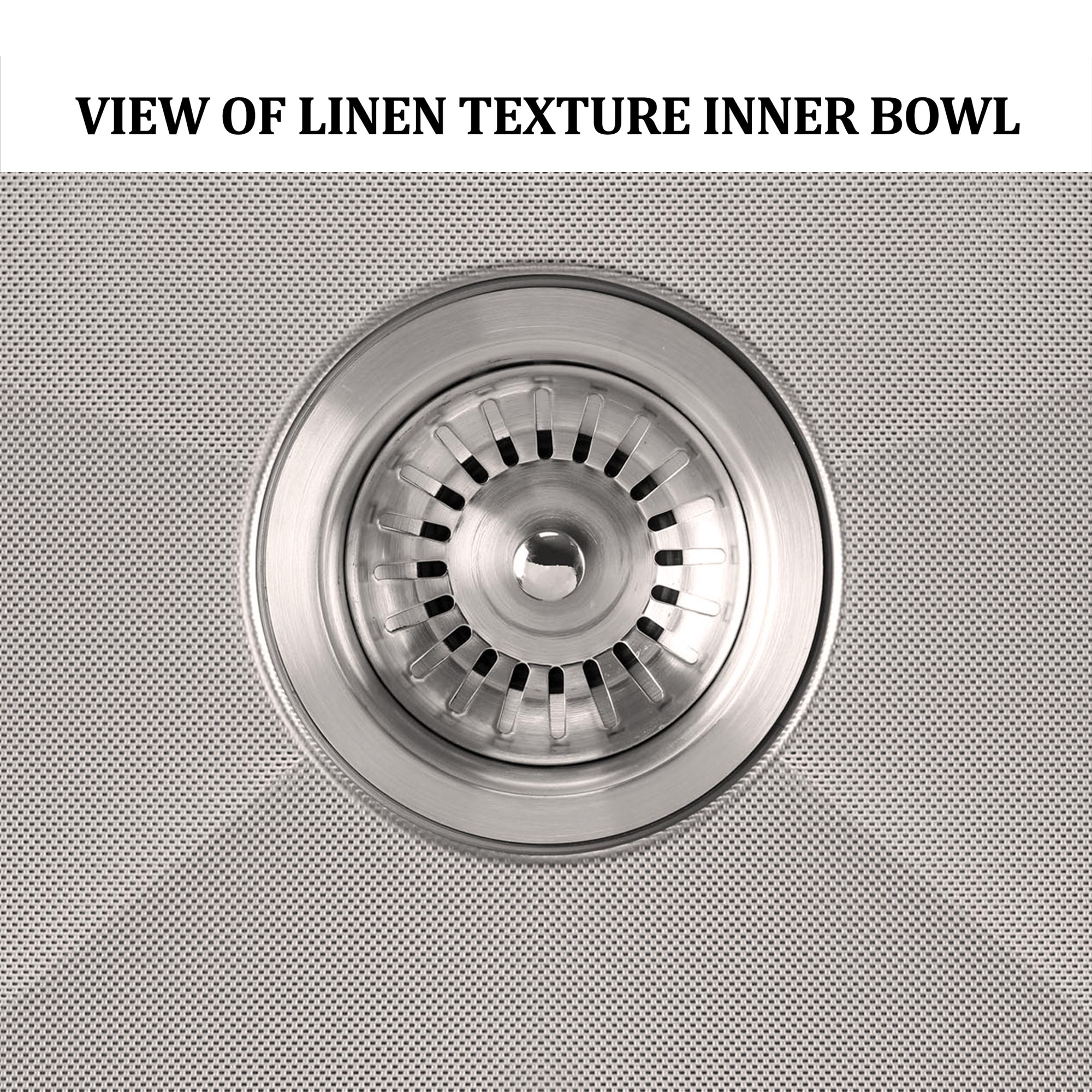 Noah Plus 16 gauge Single Bowl Linen Textured Dual-Mount Sink Set