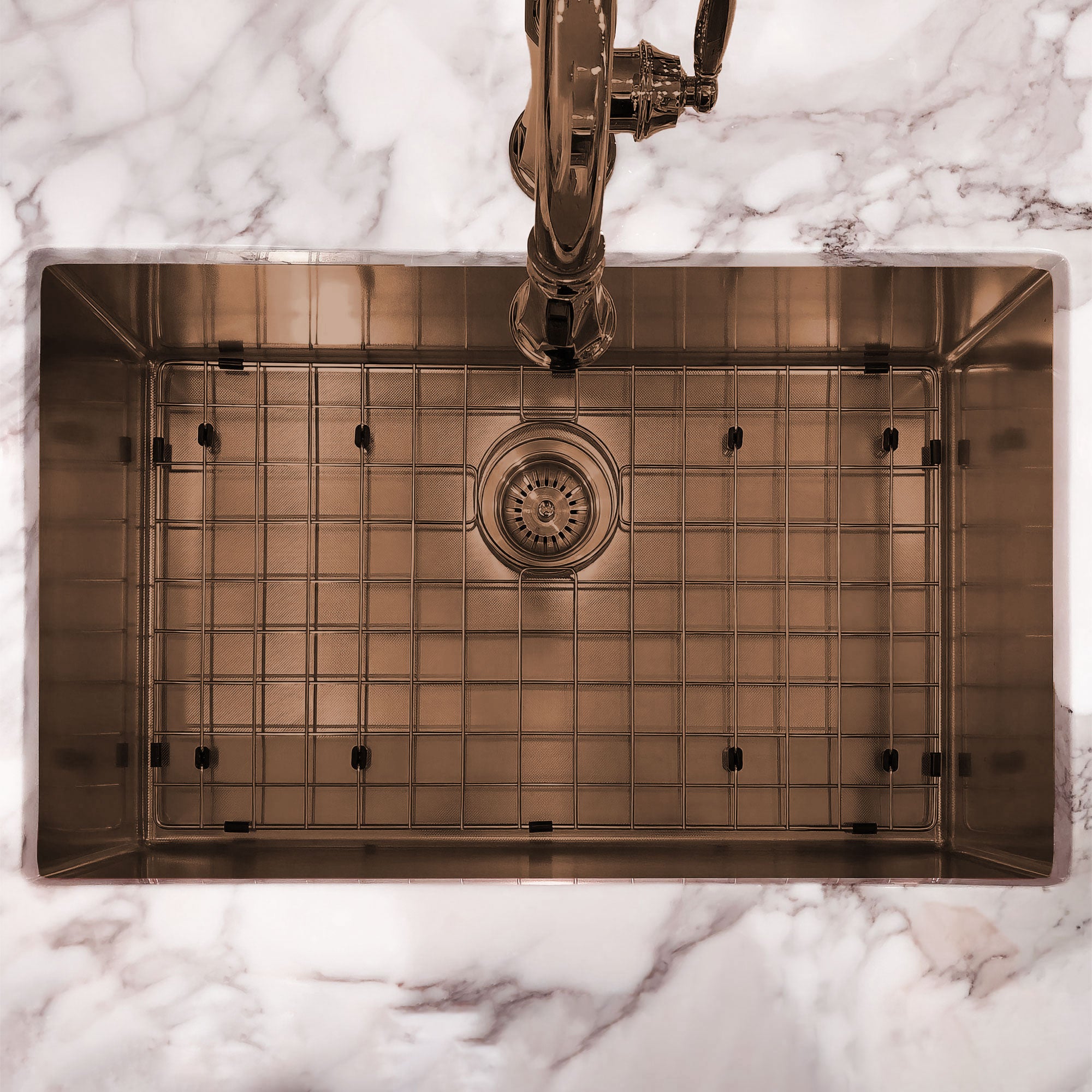 Noah Plus 16 gauge Single Bowl Linen Textured Dual-Mount Sink Set