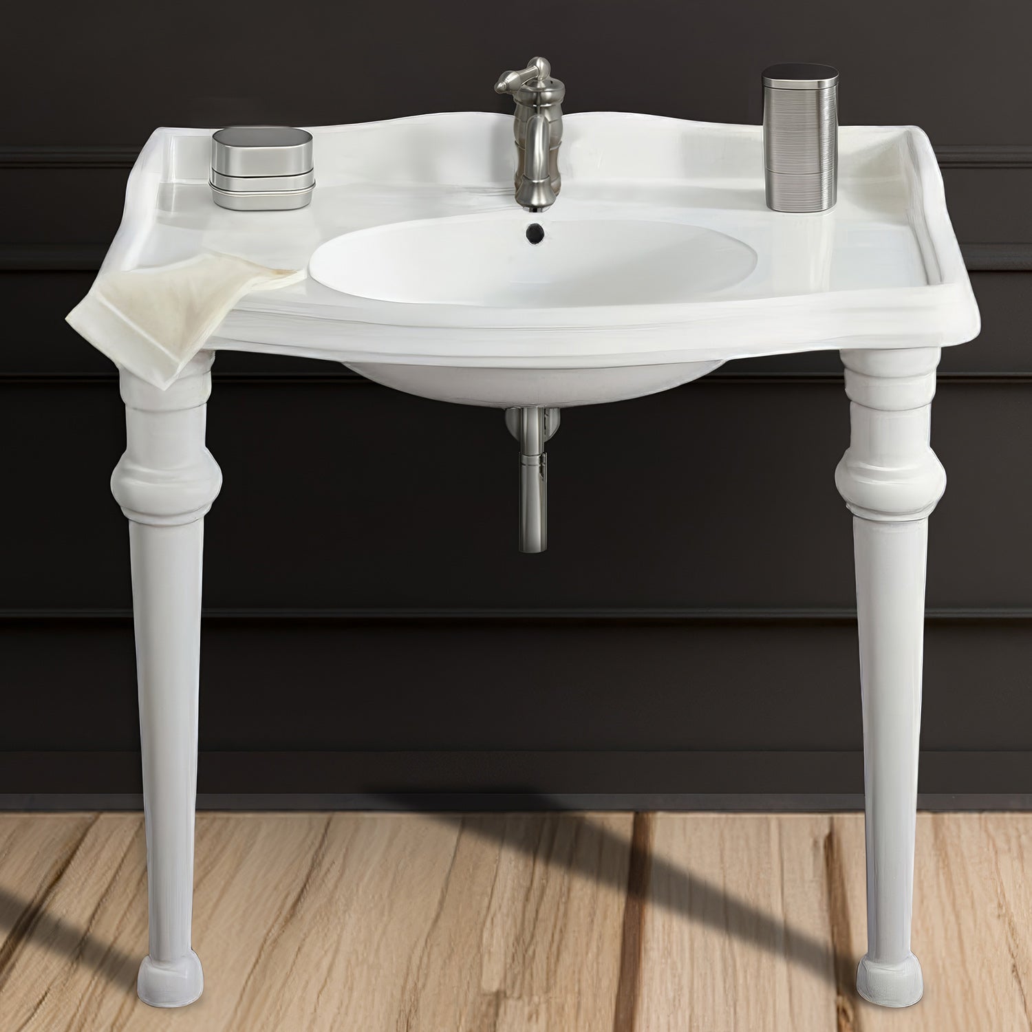 Vintage III Single Hole/Single Lever Lavatory Faucet with Traditional Spout and Pop-up Waste