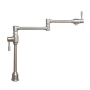 Waterhaus Lead Free, Solid Stainless Steel Deck Mount Pot Filler