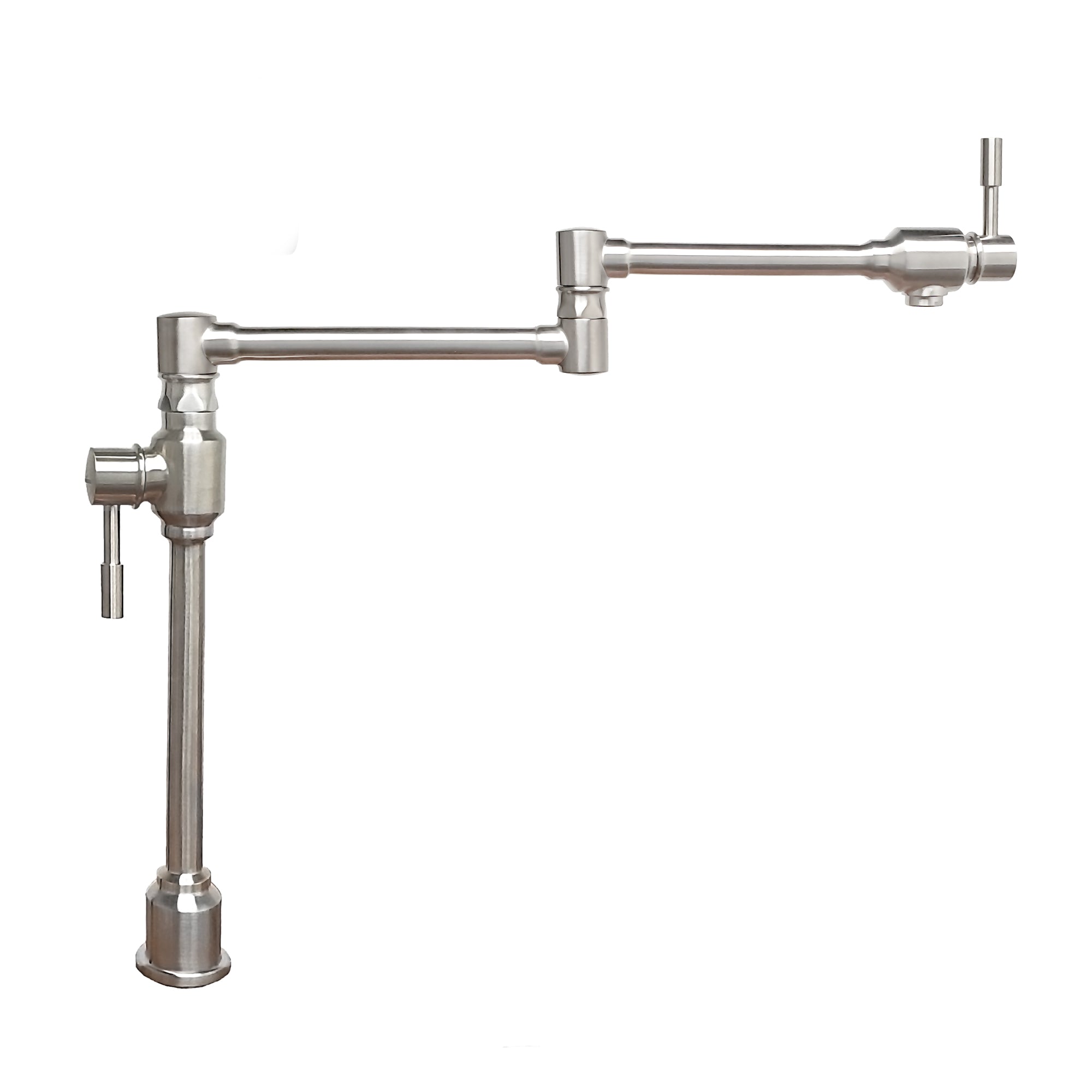 Waterhaus Lead Free, Solid Stainless Steel Deck Mount Pot Filler