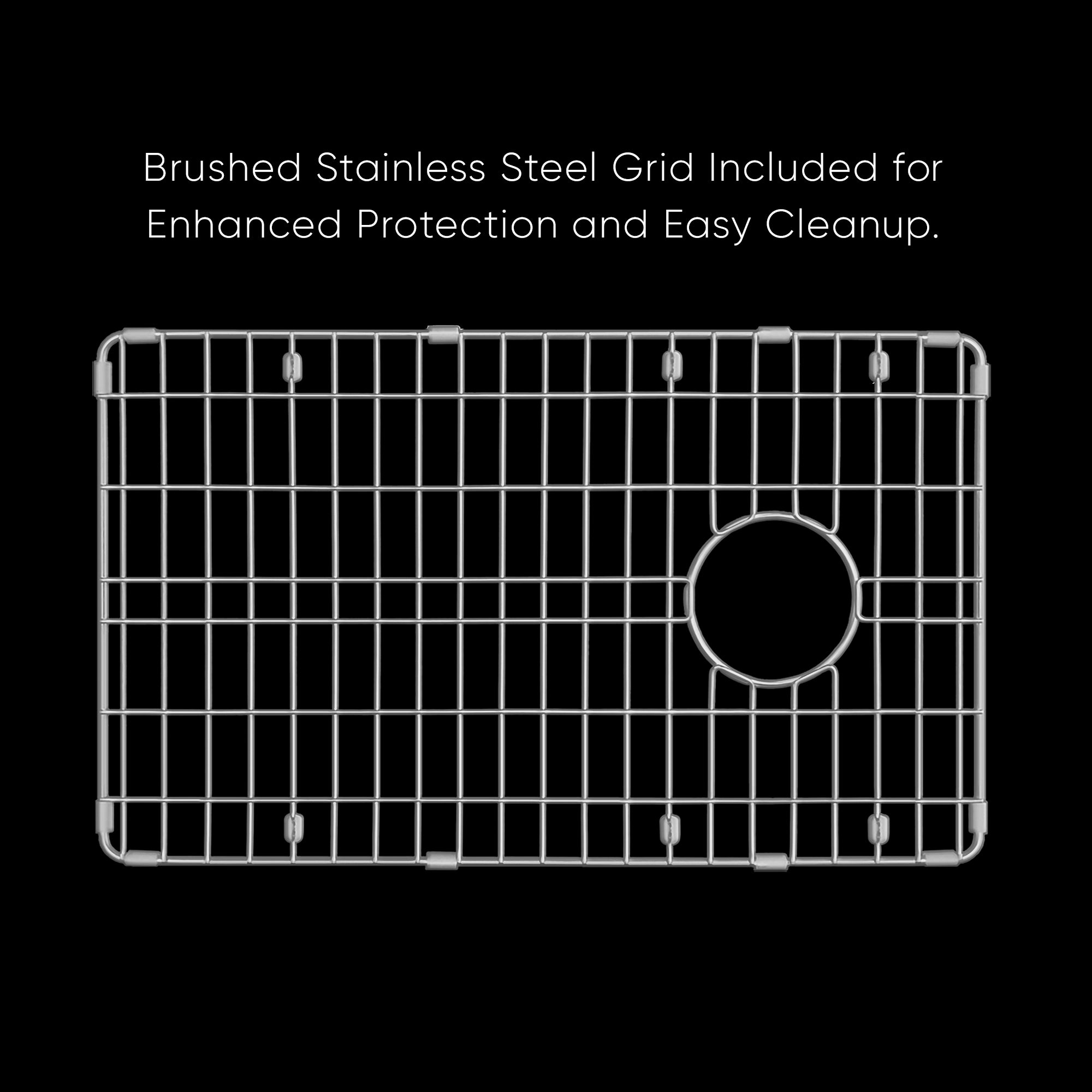 Whitehaus Collection Undermount/Drop-in Fireclay Kitchen Sinks, Stainless Steel Grid Included