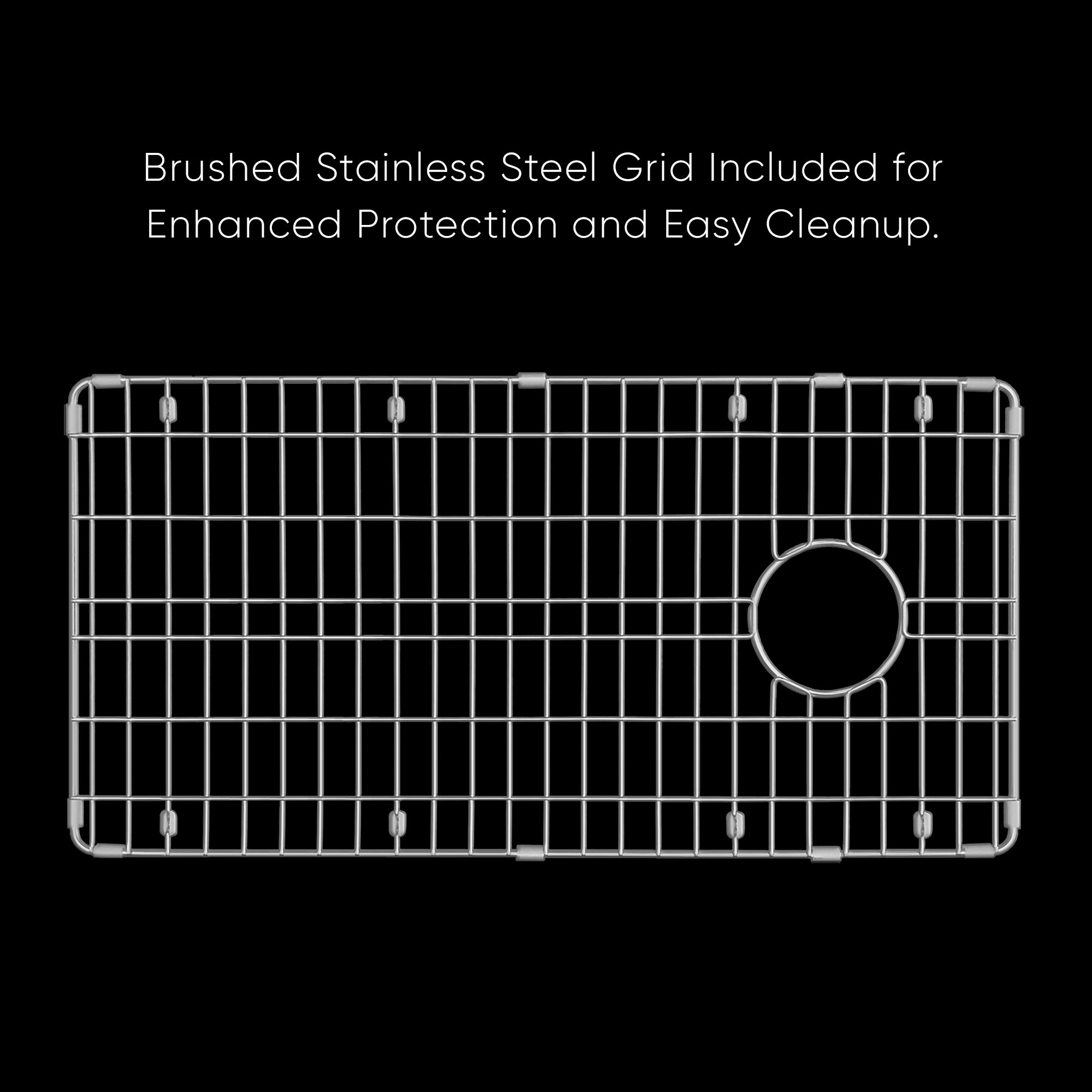 Whitehaus Collection Undermount/Drop-in Fireclay Kitchen Sinks, Stainless Steel Grid Included