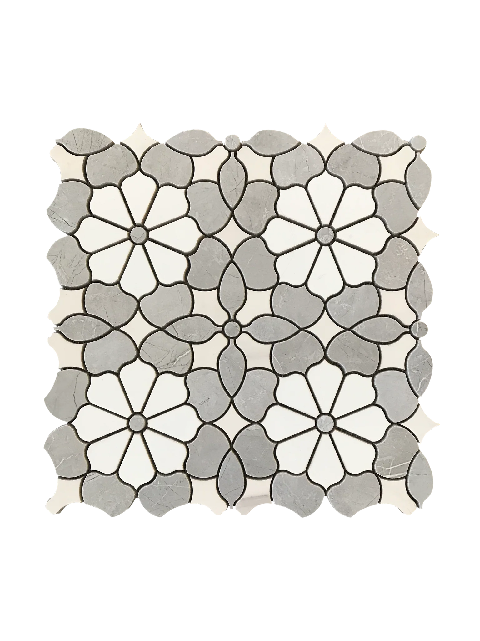 Sunflower Porcelain Waterjet Mosaic Polished
