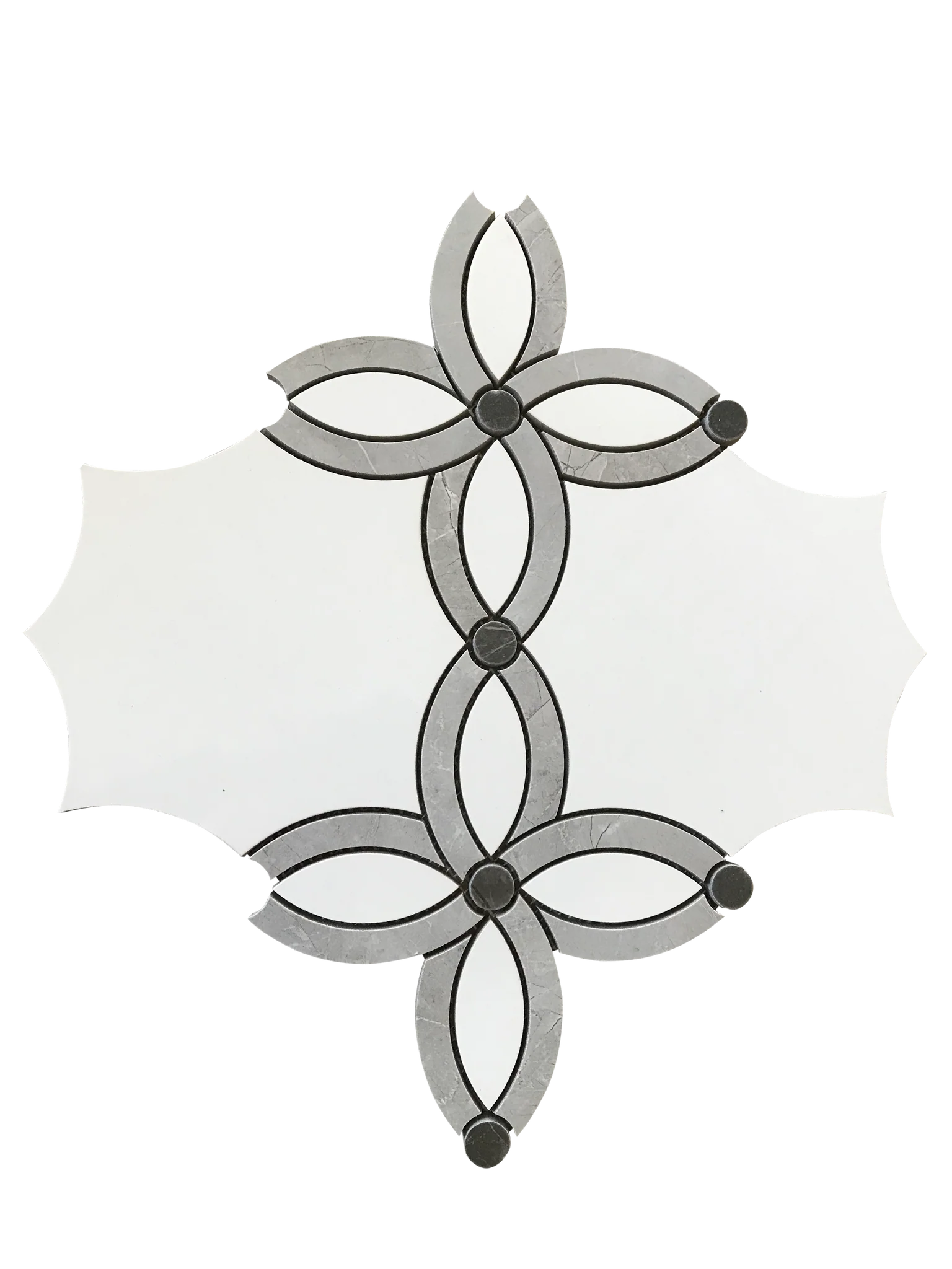 Flower Rose Porcelain Waterjet Polished