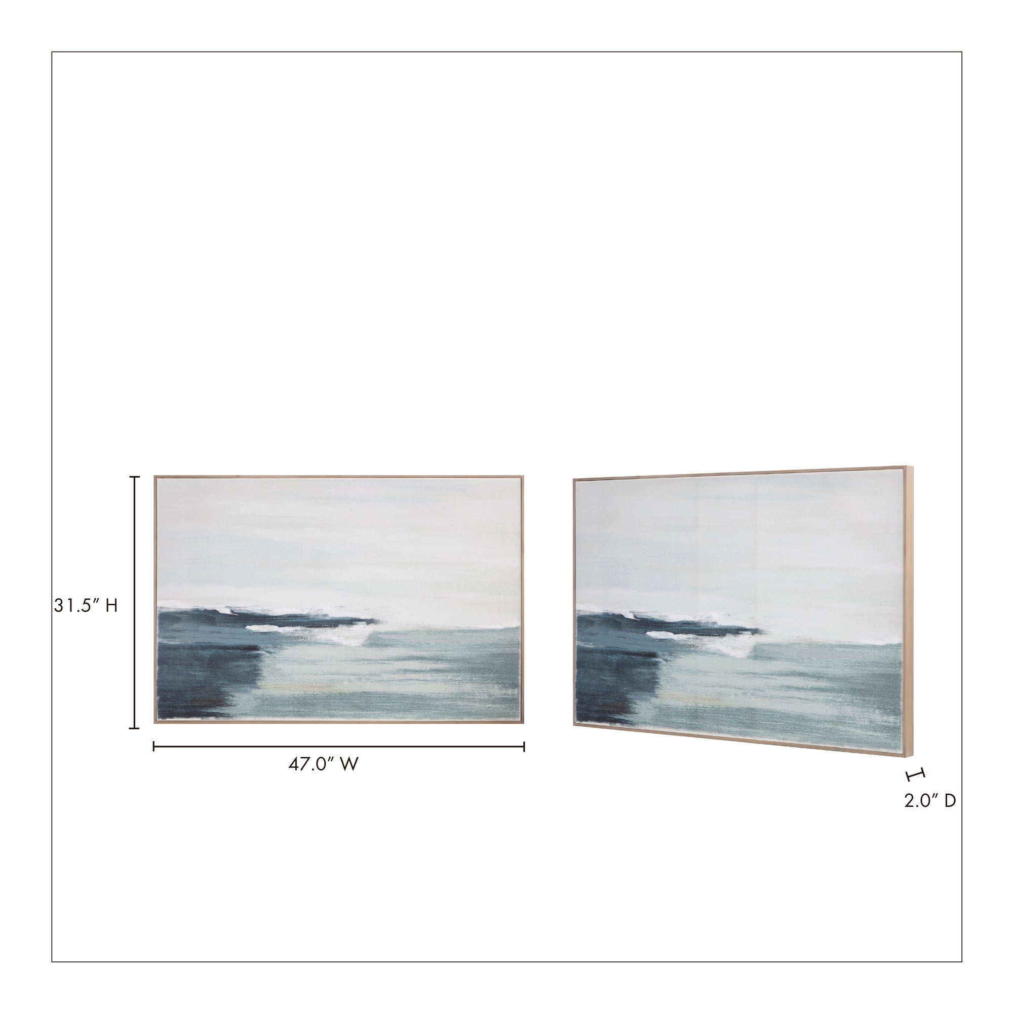 Moes Shoreline Framed Painting WP-1261-37