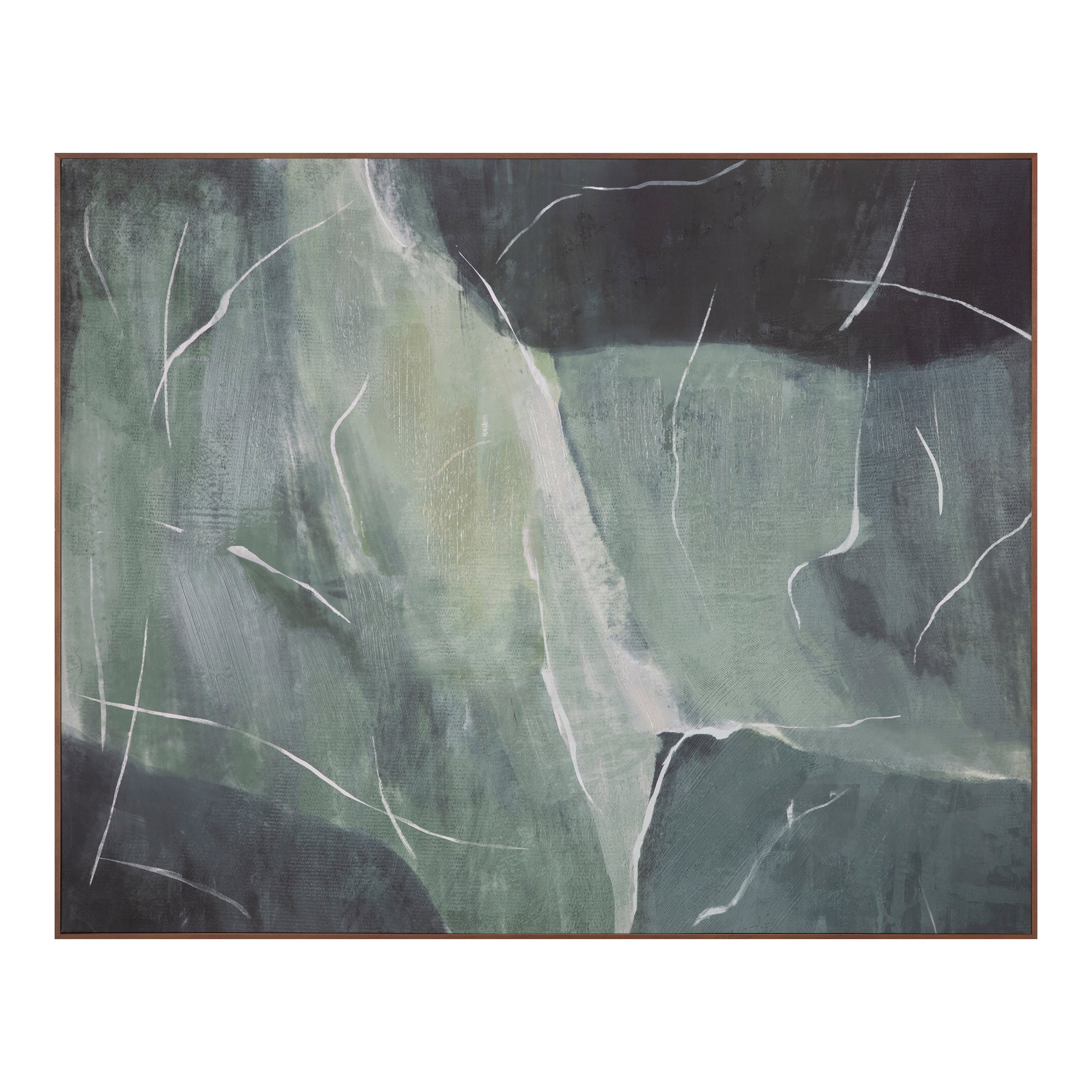 Moes Impression Framed Painting Verdant Palette WP-1275-37