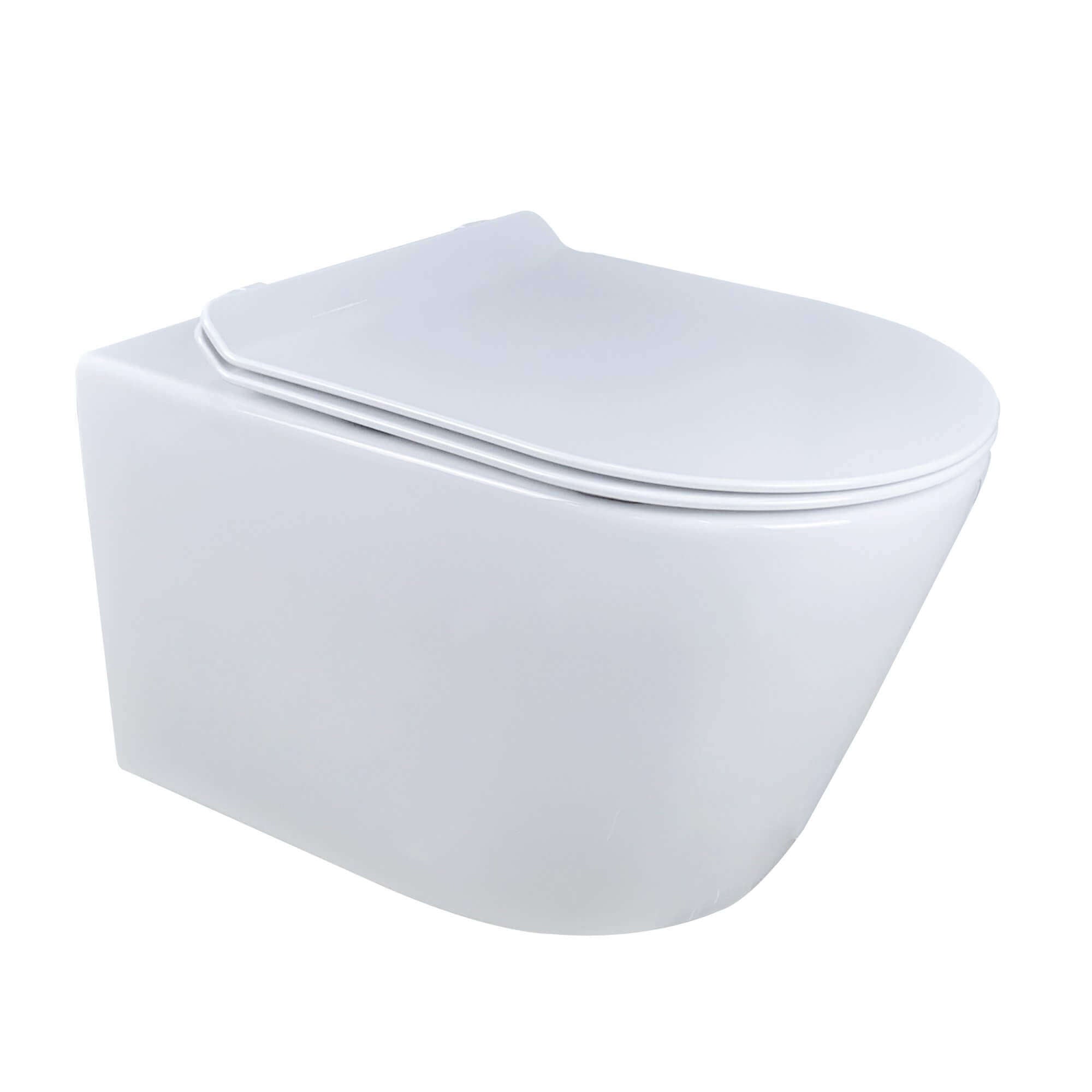 Fine Fixtures Dakota Wall Hung Toilet With Rimless Flush