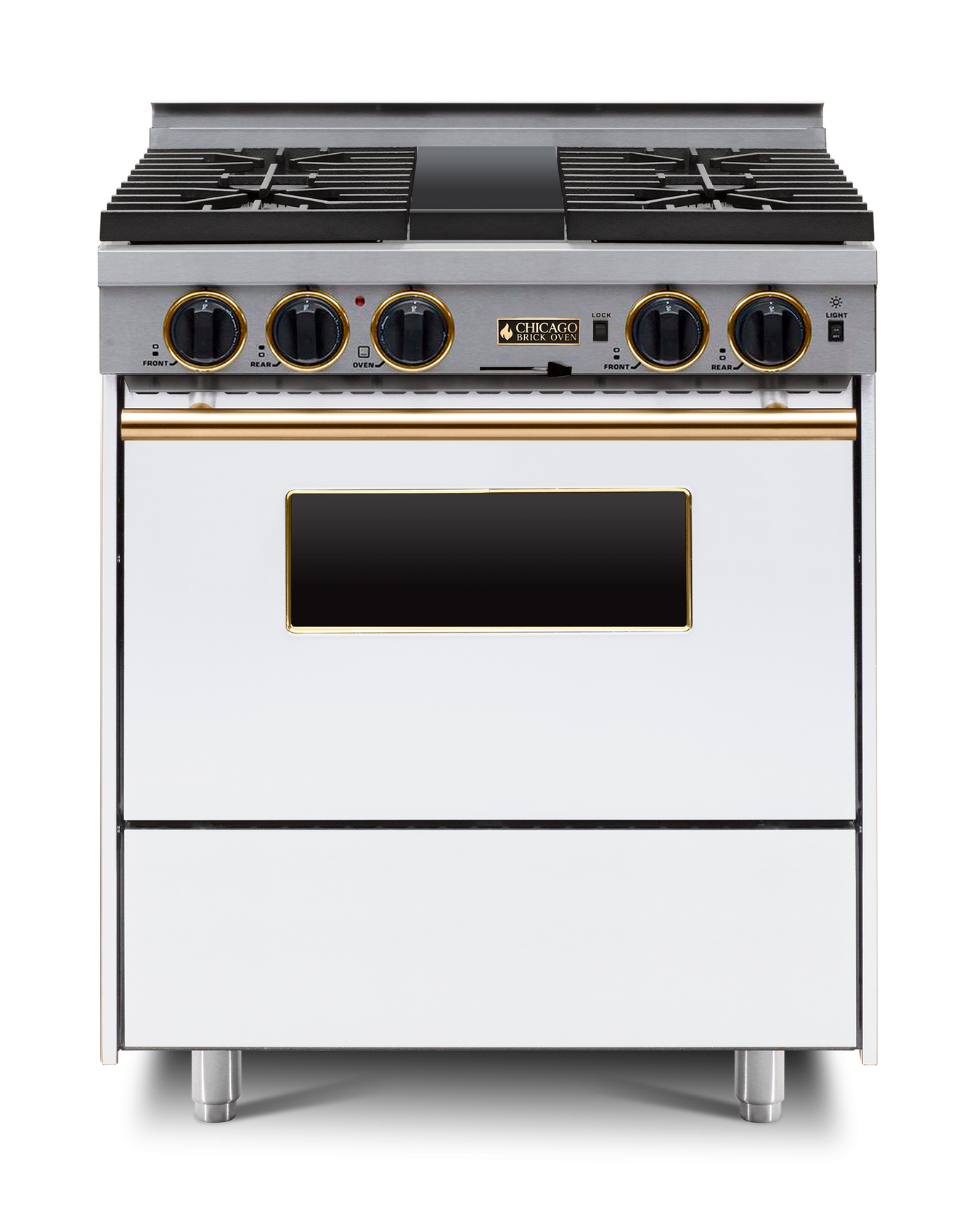 30" LP Gas Dual-Fuel Self-Cleaning Convection Range - Sealed Burners