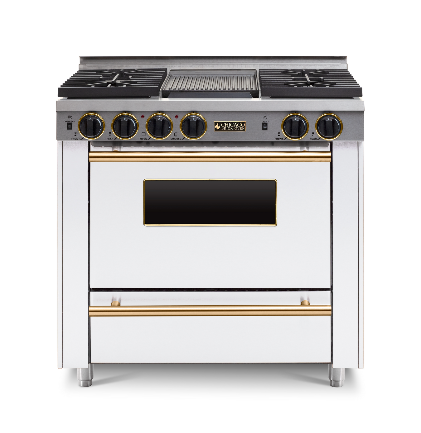 36" LP All-Gas Convection Range - Sealed Burners (4-6 Burners Option )