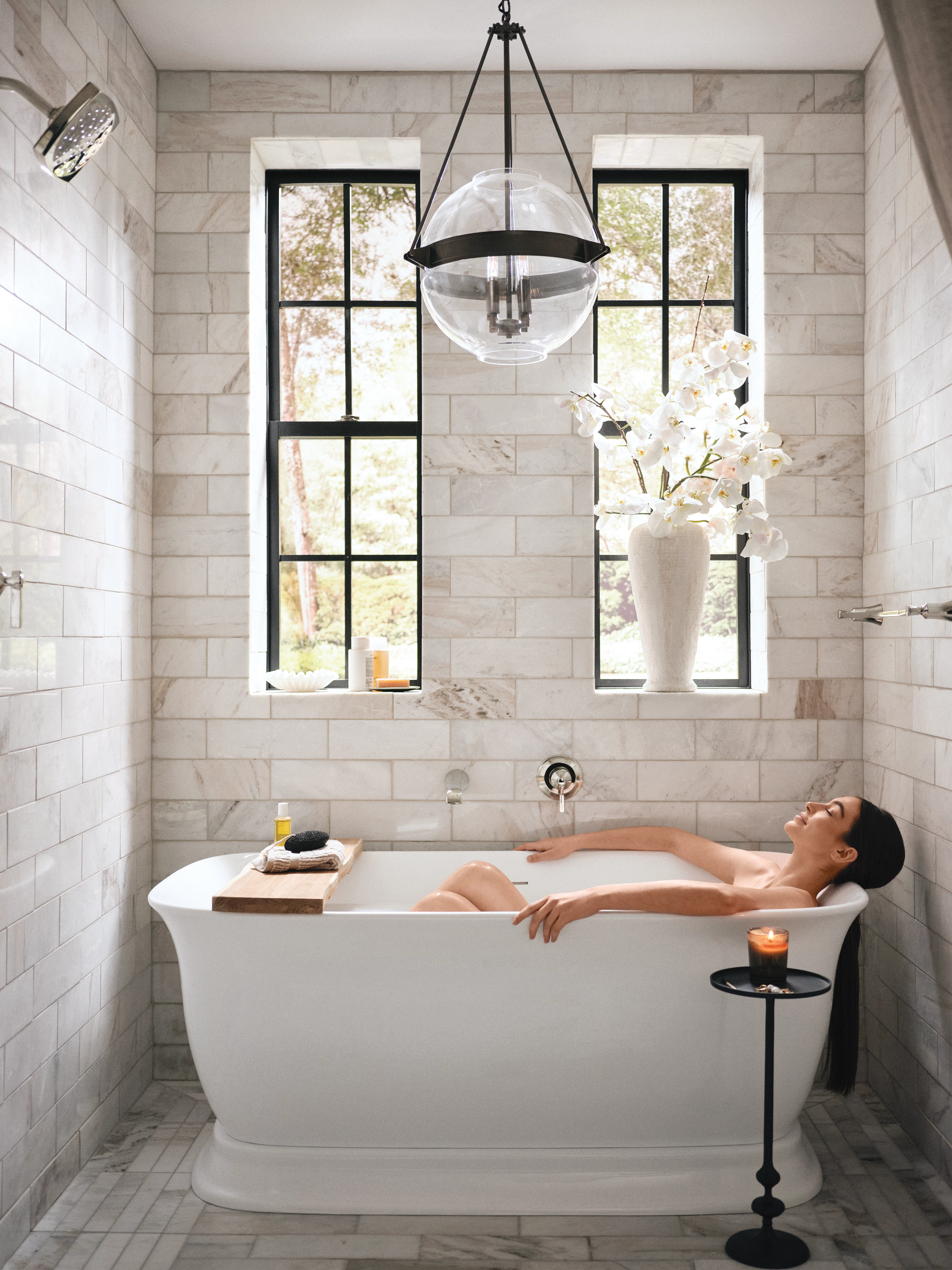 Moen WTS921 Flara Wall Mount Tub Filler Trim