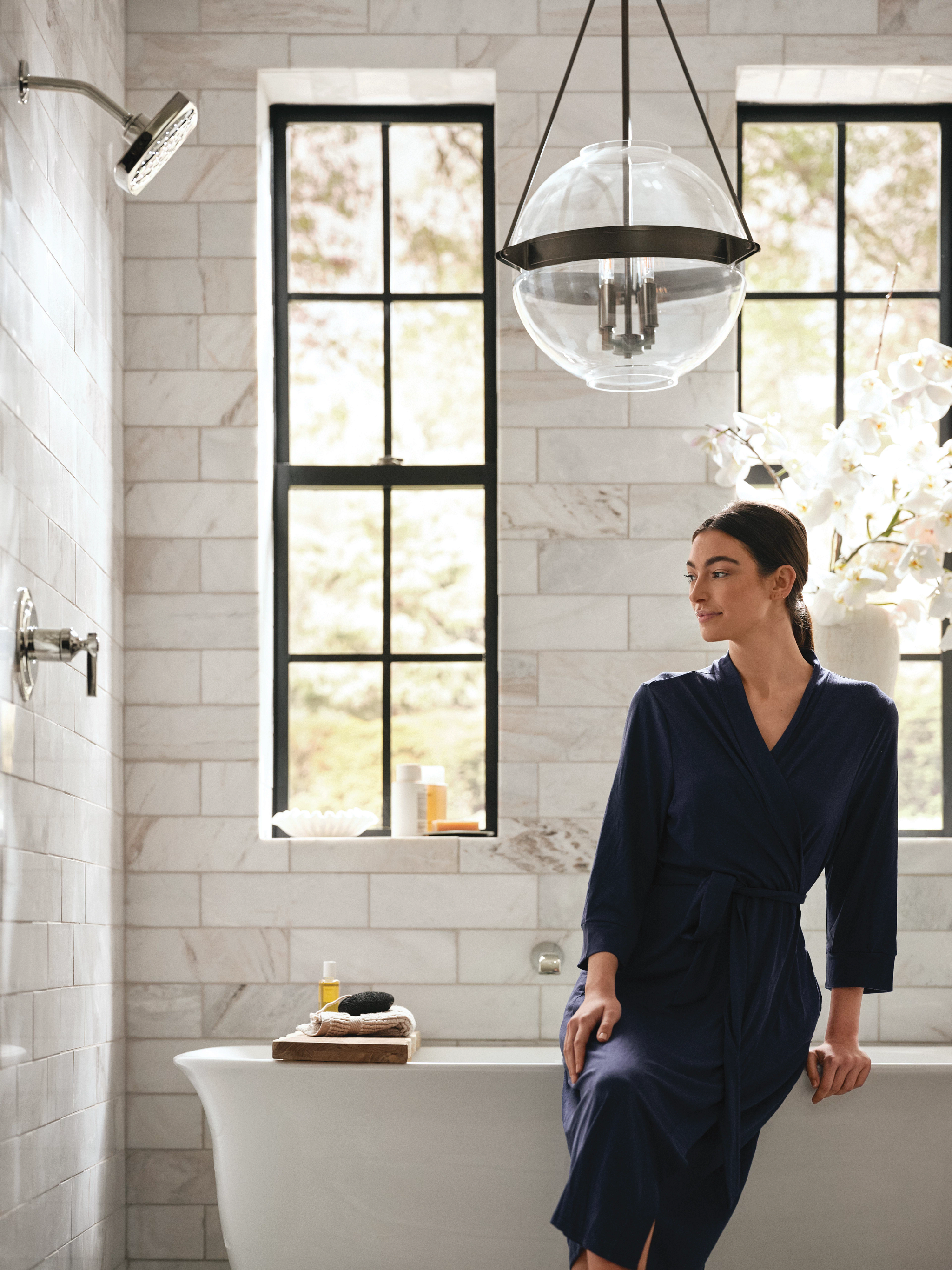 Moen WTS921 Flara Wall Mount Tub Filler Trim