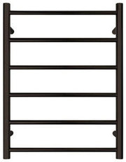Chelsea Round towel warmer with 6 straight bars