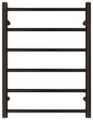 Chelsea Round towel warmer with 6 straight bars