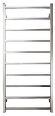 Times Square towel warmer with 10 square bars