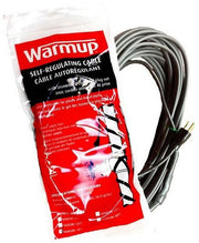 Warmup Self Regulating Heater Cable Kit, 120V, 100ft long pre-terminated with Plug