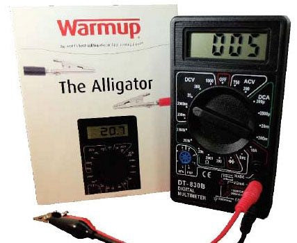 Warmup ACC-DGMTR Warmup Alligator Tester for Heated Floors