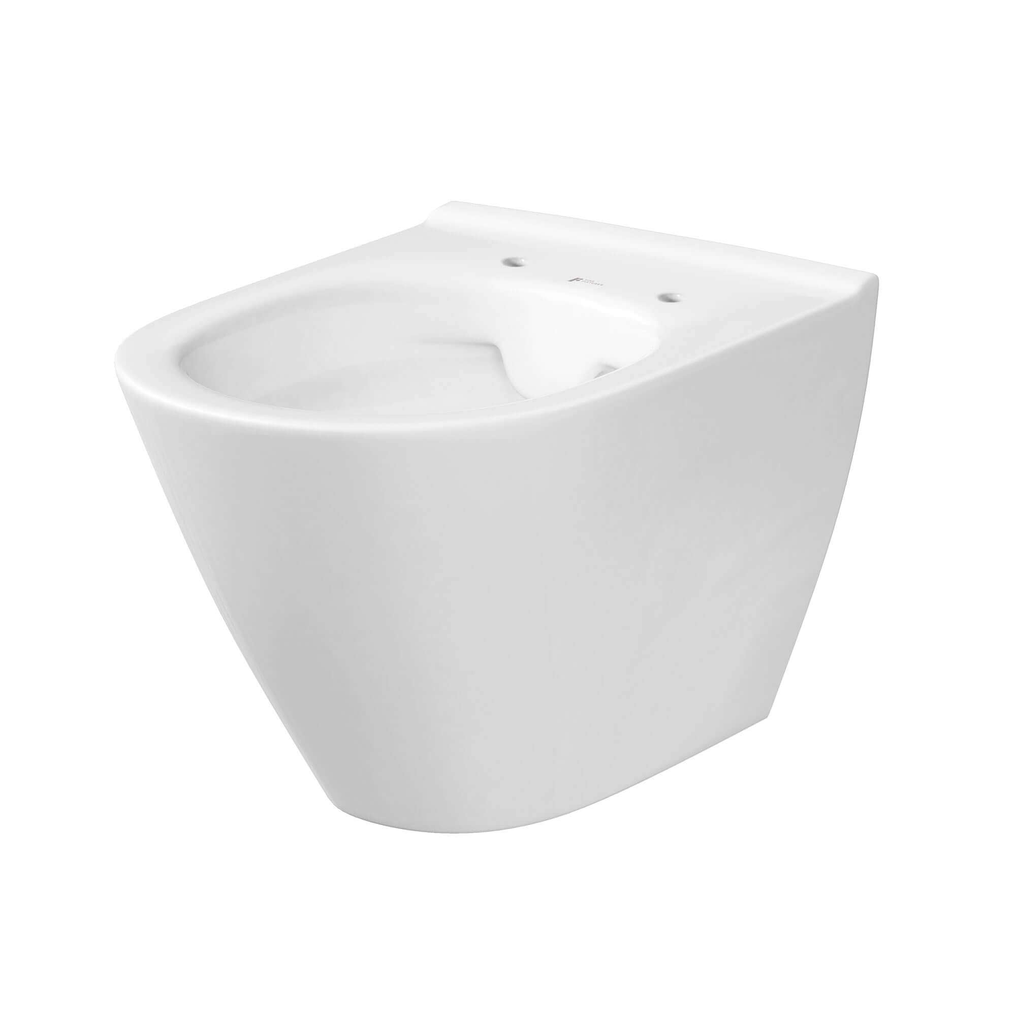Fine Fixtures Supreme Wall Hung Toilet With Rimless Flush - White