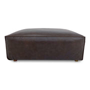 Moes Form Ottoman Espresso Brown Leather XQ-1003-20