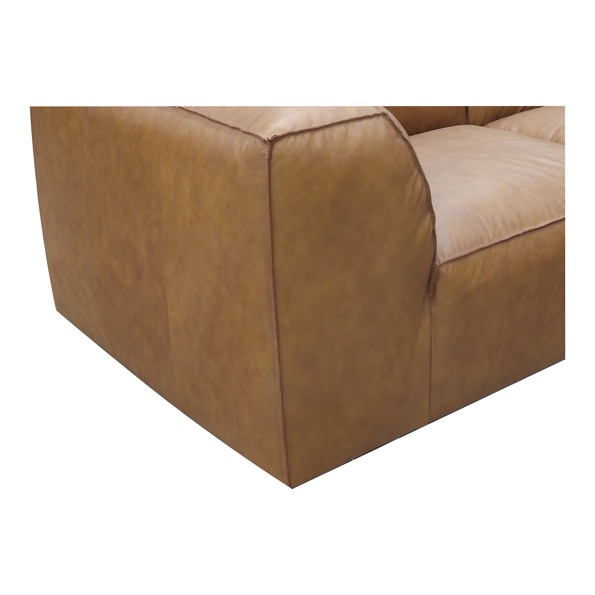 Moes Form Nook Modular Sectional Sonoran Tan Leather XQ-1006-40