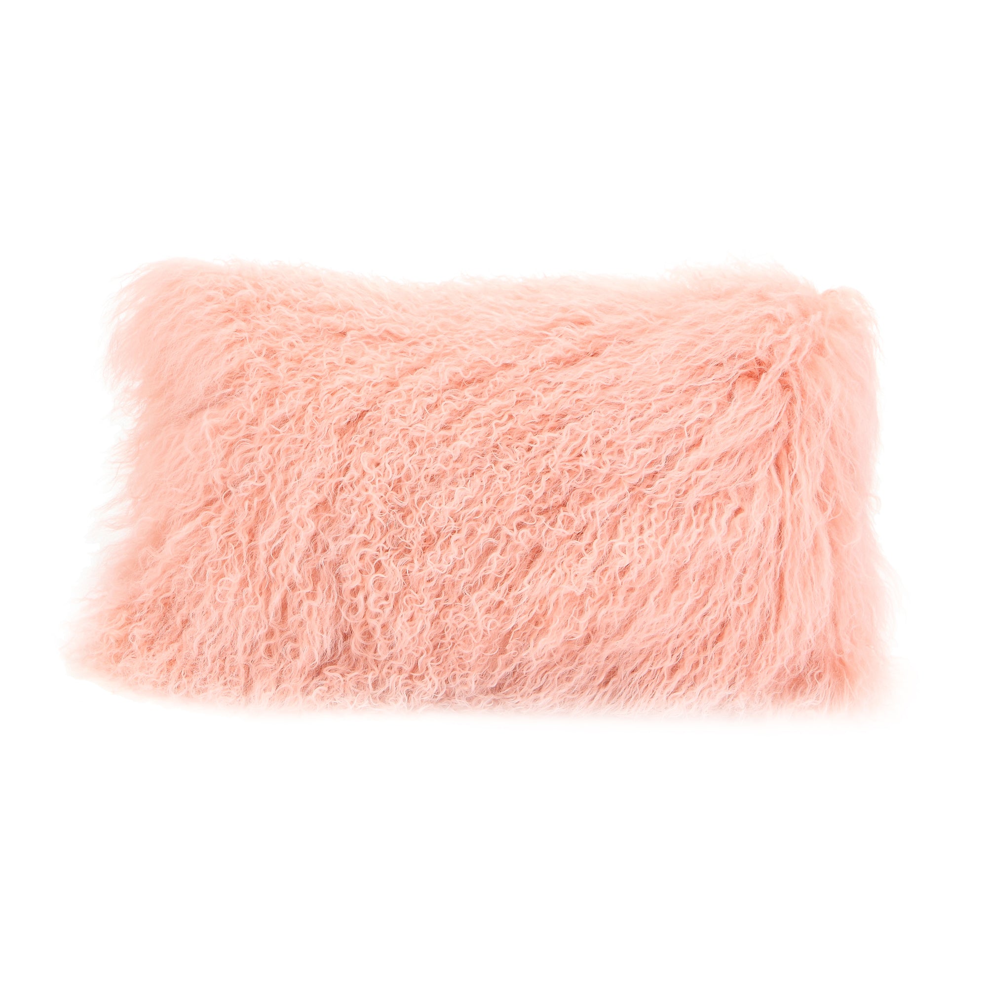 Moes Lamb Fur Pillow Pink XU-1001-33