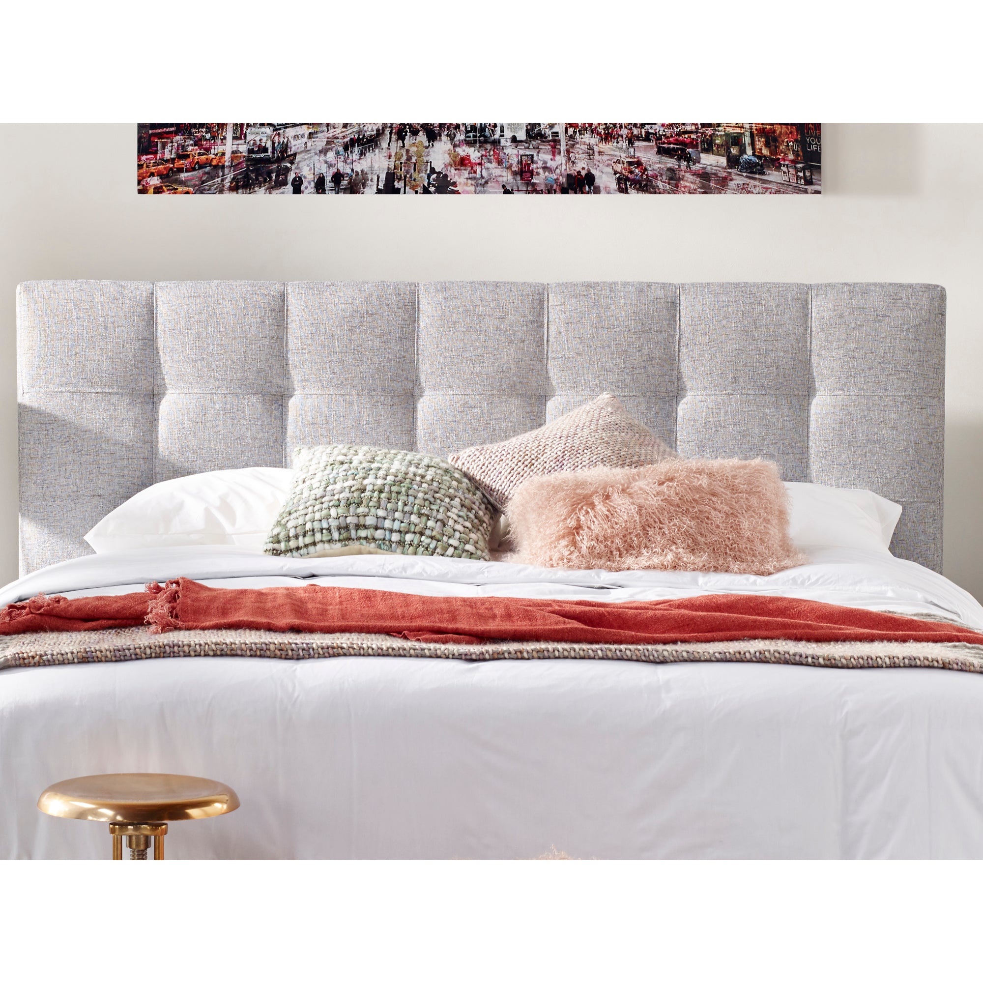 Moes Lamb Fur Pillow Pink XU-1001-33