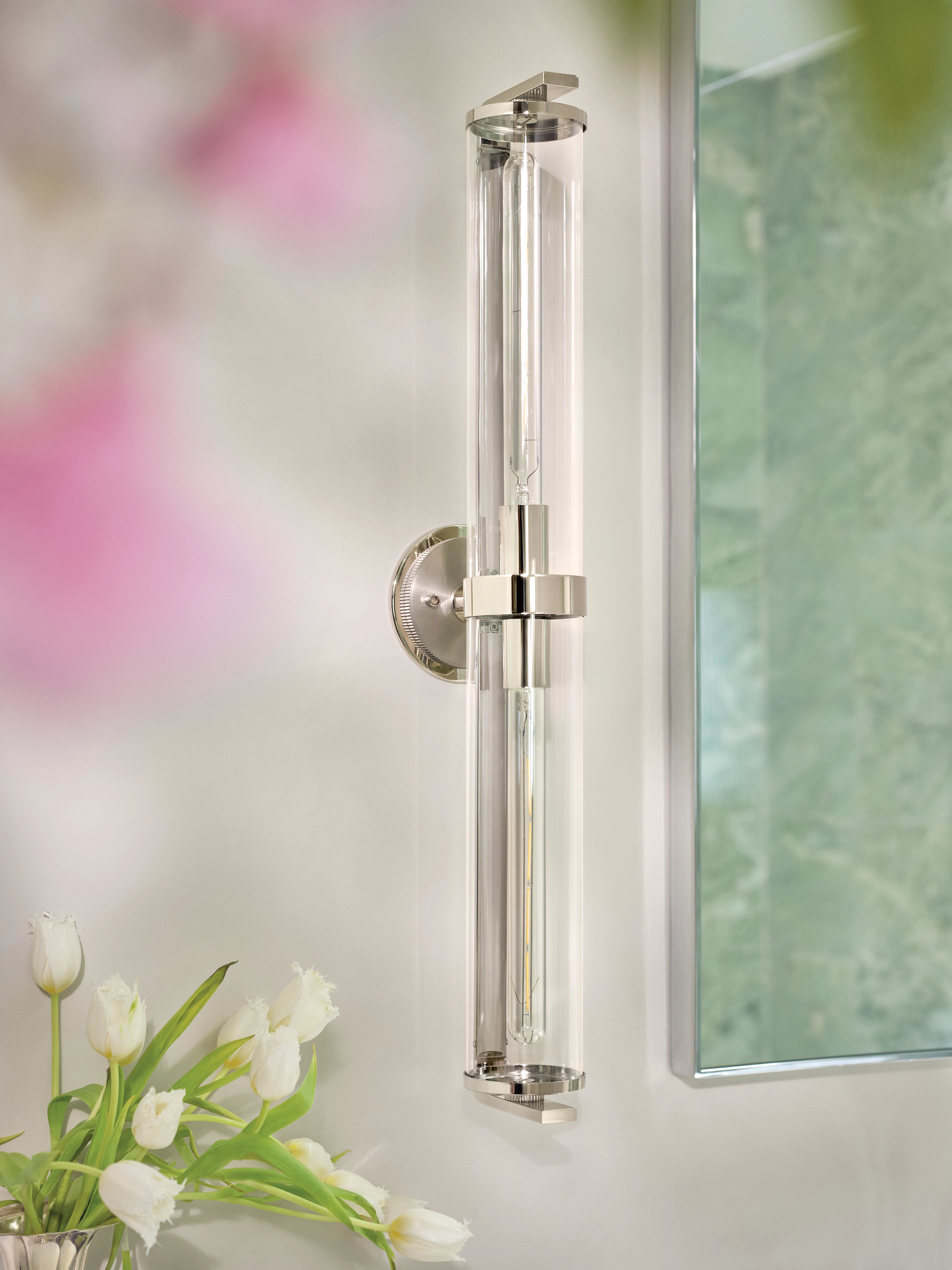 Moen YB0659 Cambium Chrome one globe bath light