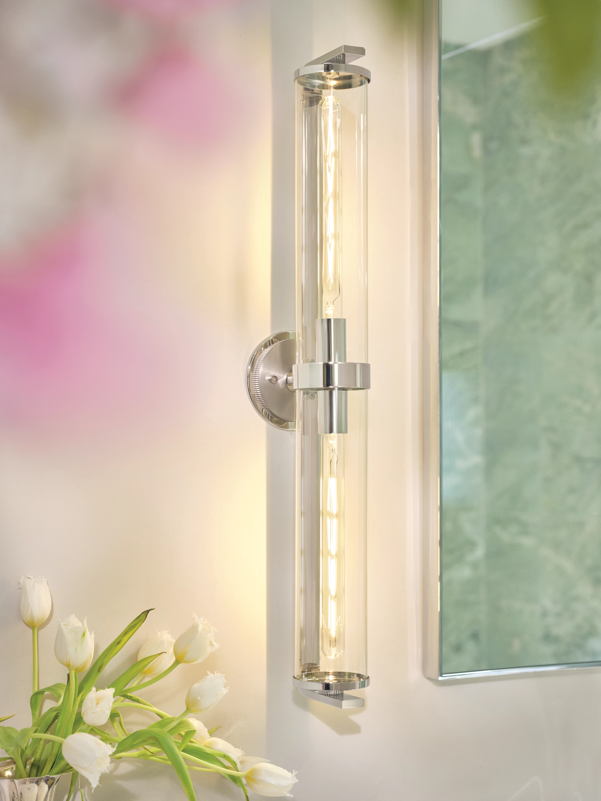 Moen YB0659 Cambium Chrome one globe bath light