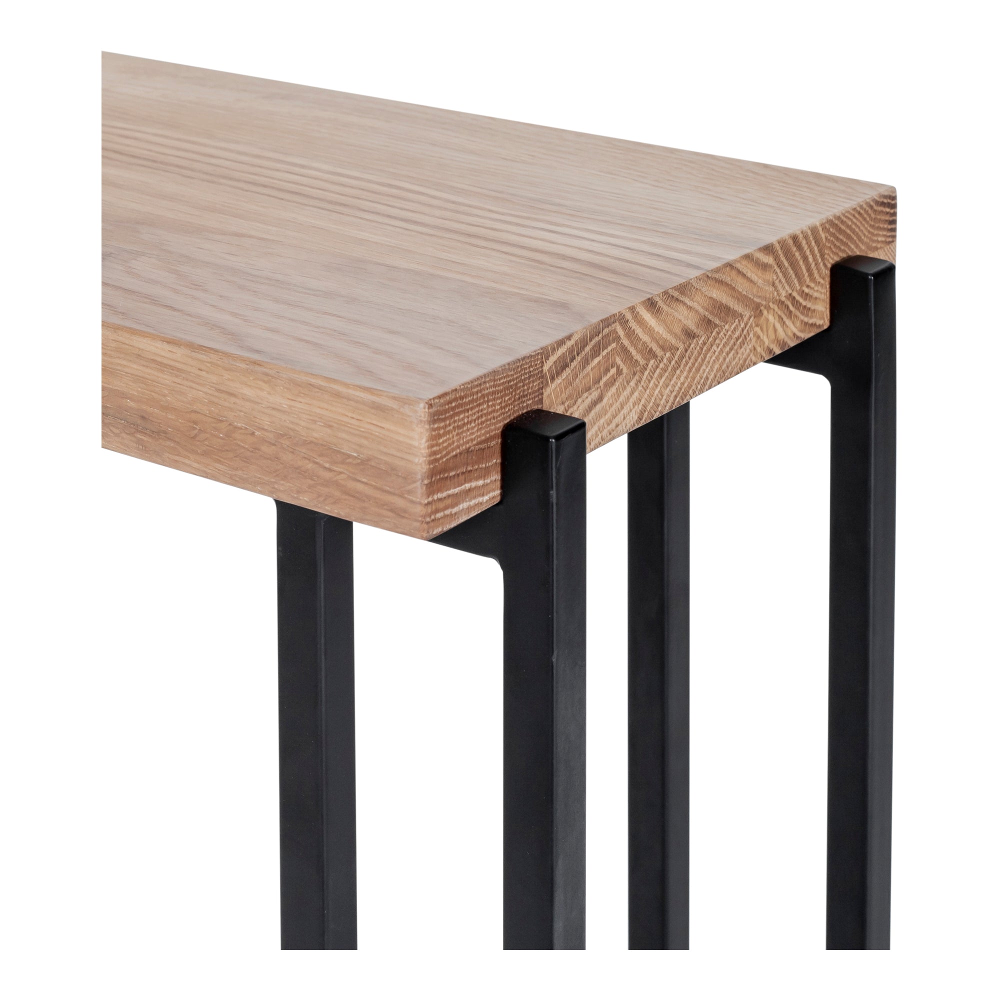Moes Mila C Shaped Side Table Natural YC-1005-24