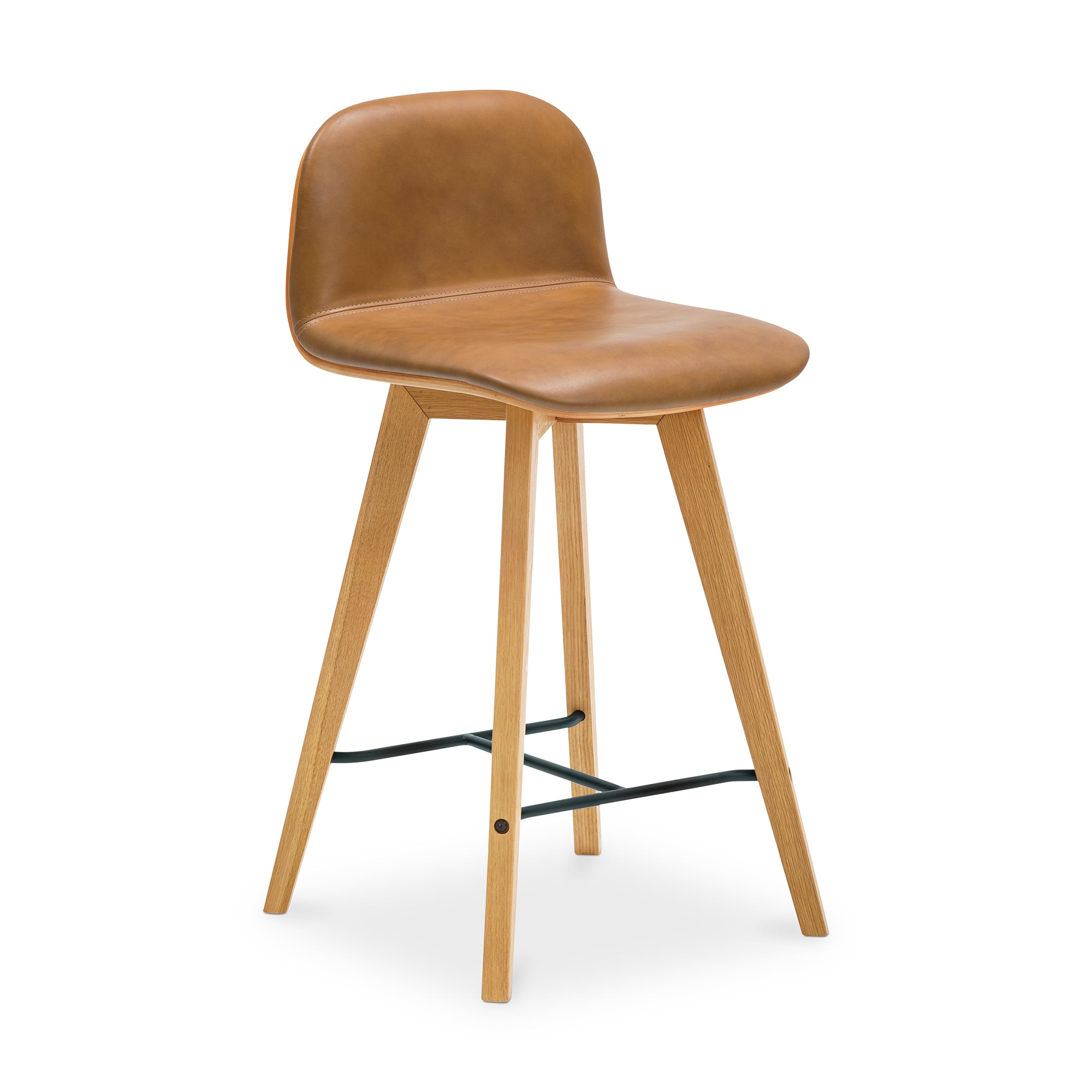 Moes Napoli Leather Counter Stool YC-1020-40