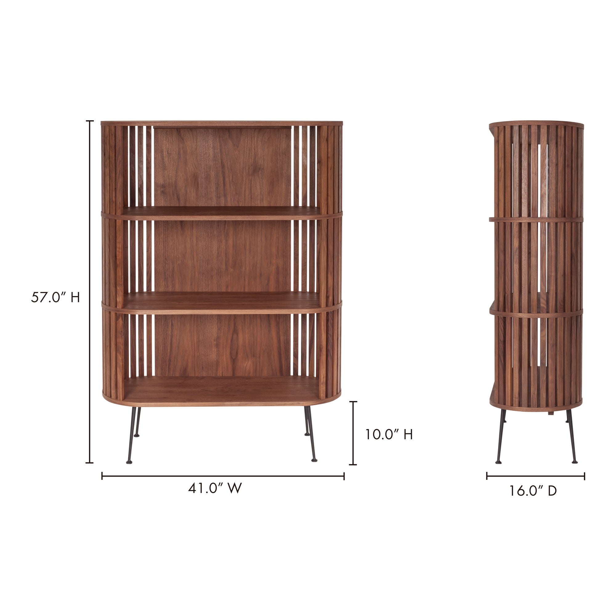 Moes Henrich Bookshelf Light Brown YC-1024-21