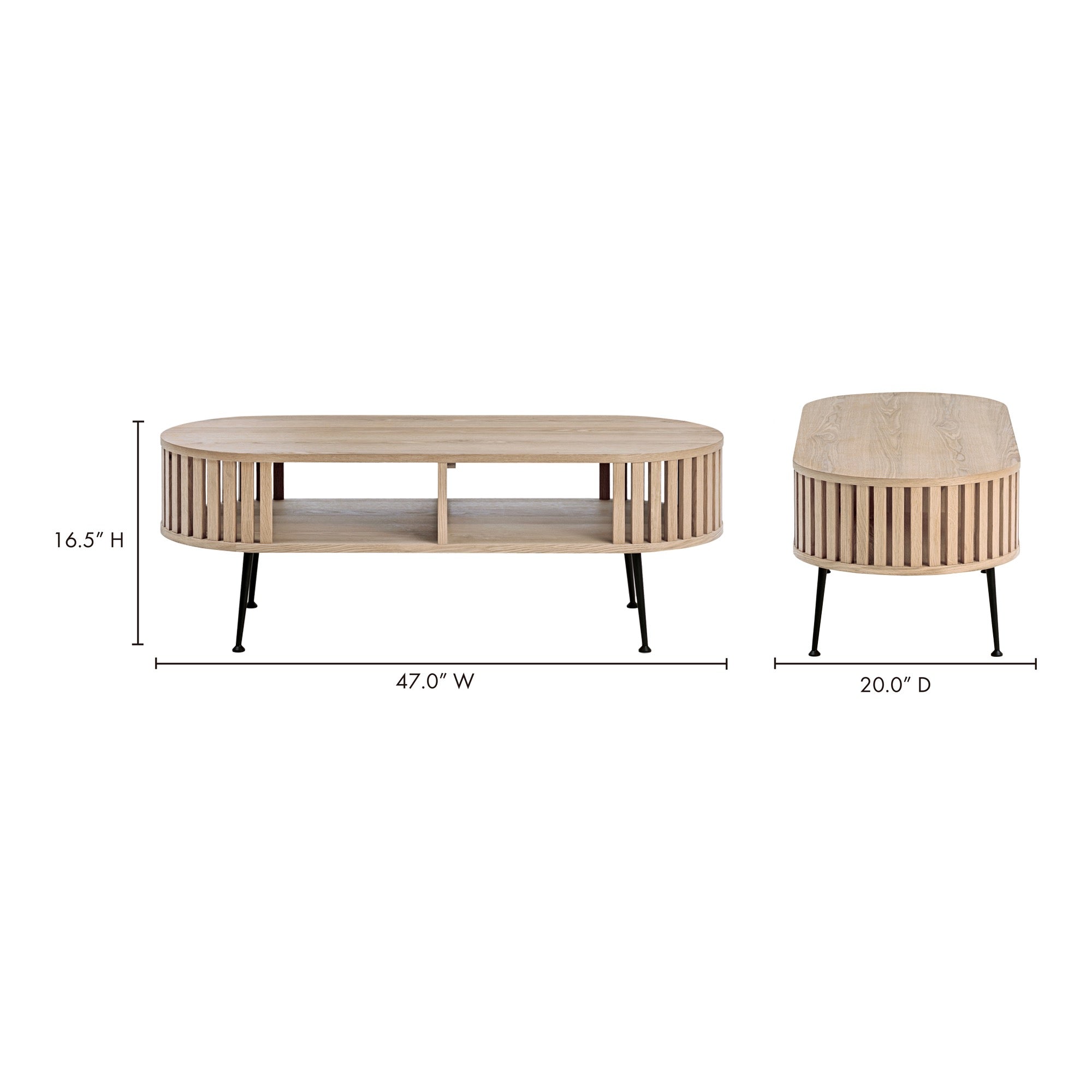 Moes Henrich Coffee Table Natural YC-1026-24