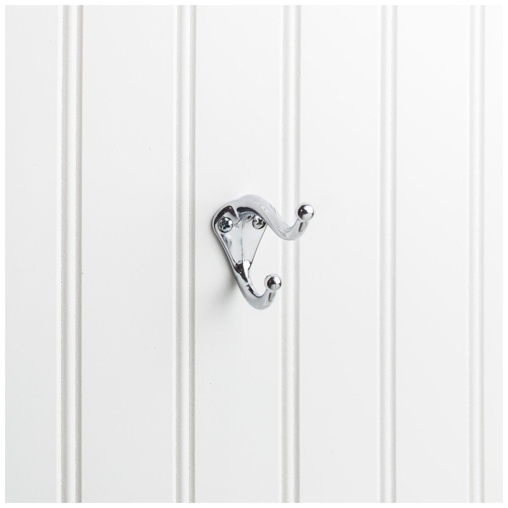 Hardware Resources 2-5/16" Traditional Double Prong Ball End Wall Mounted Hook