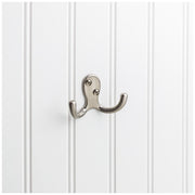 Hardware Resources 1-7/8" Sleek and Casual Double Prong Wall Mounted Hook