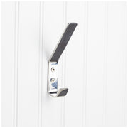Hardware Resources 5-9/16" Modern Double Prong Wall Mounted Stainless Steel Hook