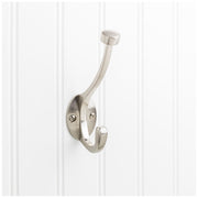 Hardware Resources 5-1/2" Pilltop Double Prong Wall Mounted Hook