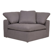 Moes Clay Corner Chair Light Grey YJ-1000-29