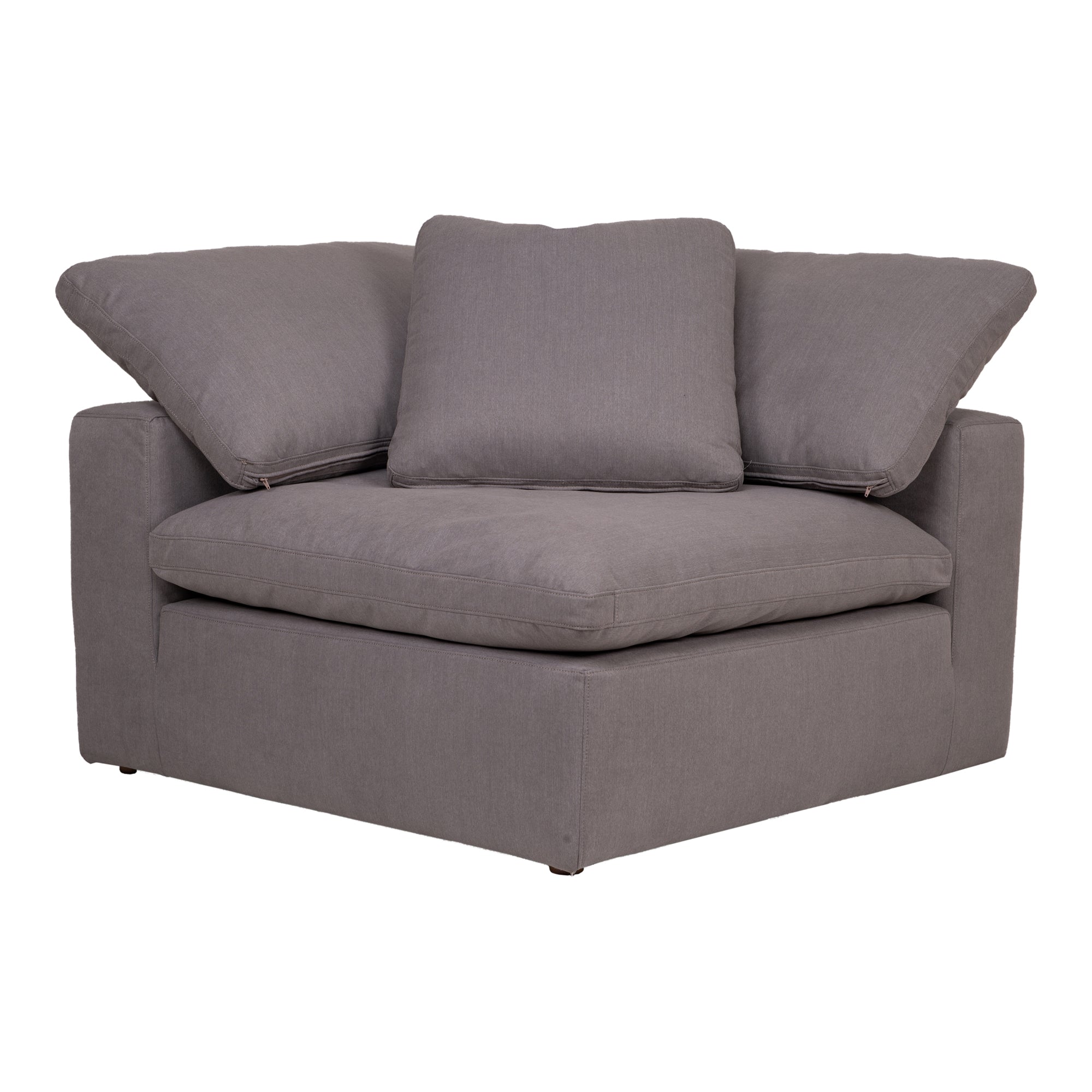 Moes Clay Corner Chair Light Grey YJ-1000-29