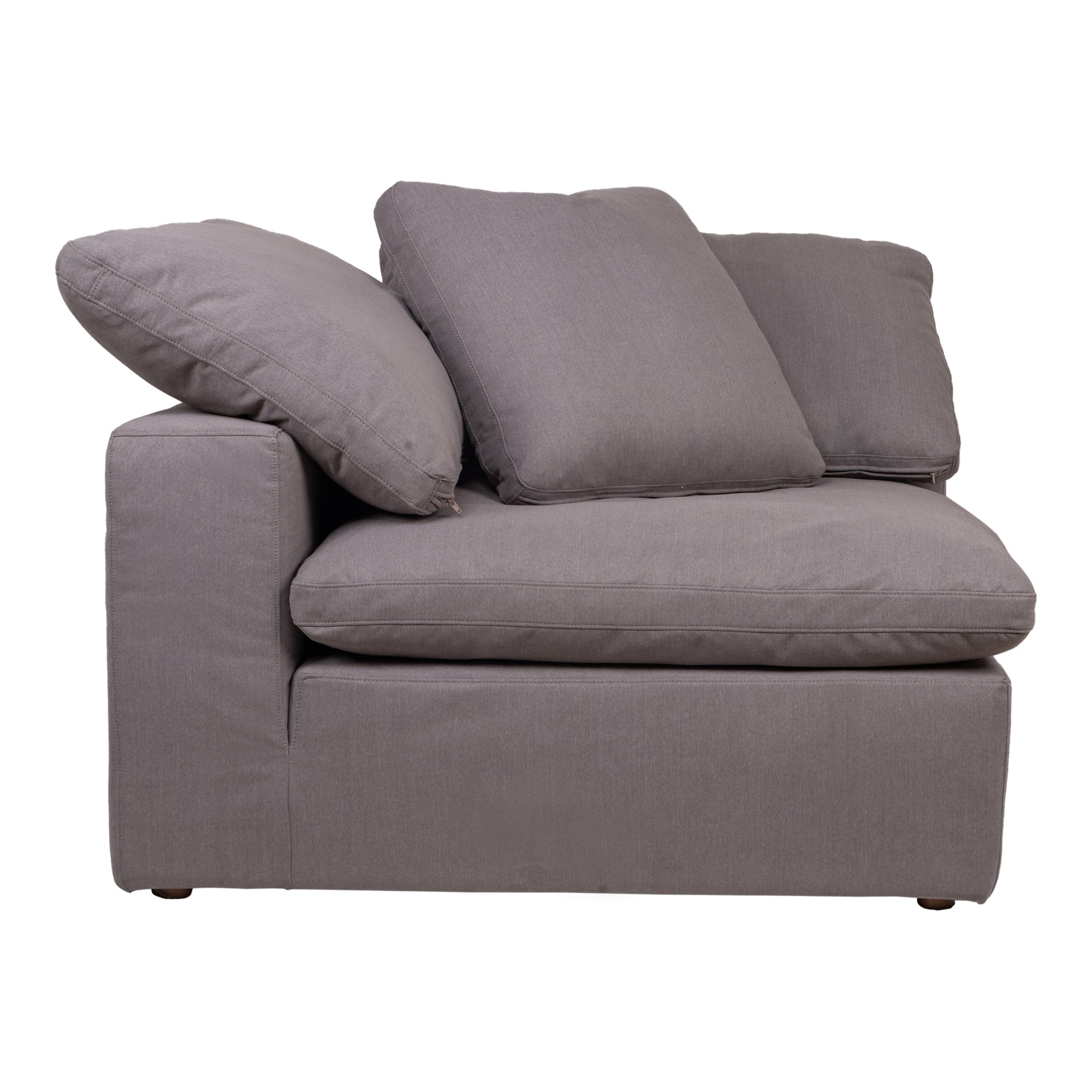 Moes Clay Corner Chair Light Grey YJ-1000-29
