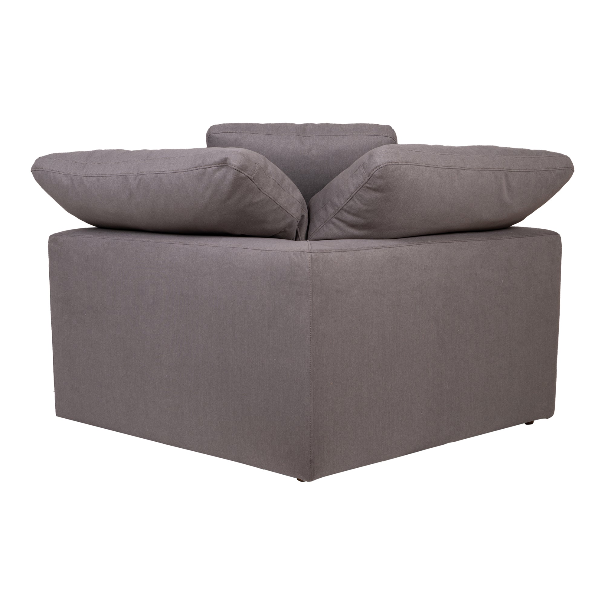 Moes Clay Corner Chair Light Grey YJ-1000-29