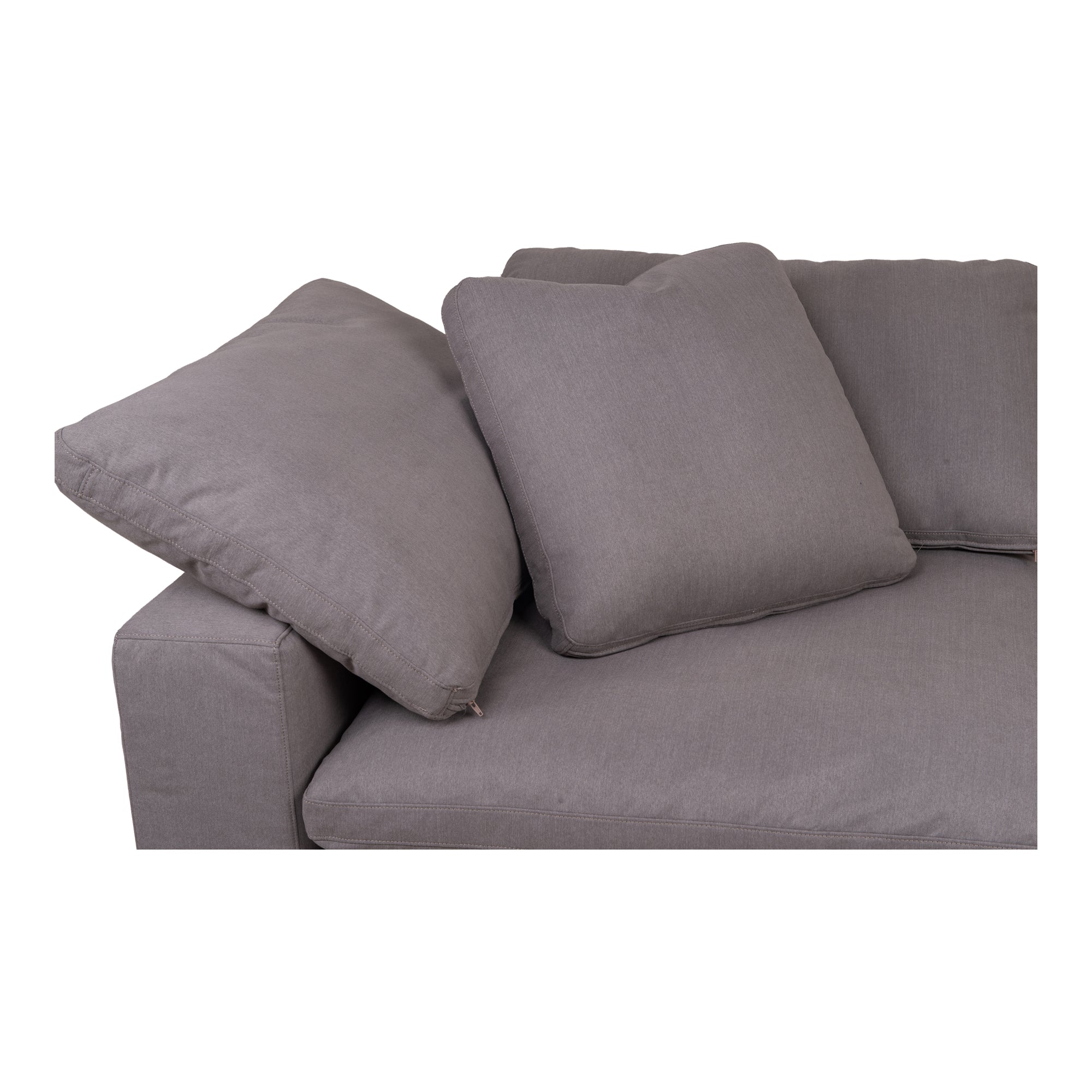 Moes Clay Corner Chair Light Grey YJ-1000-29
