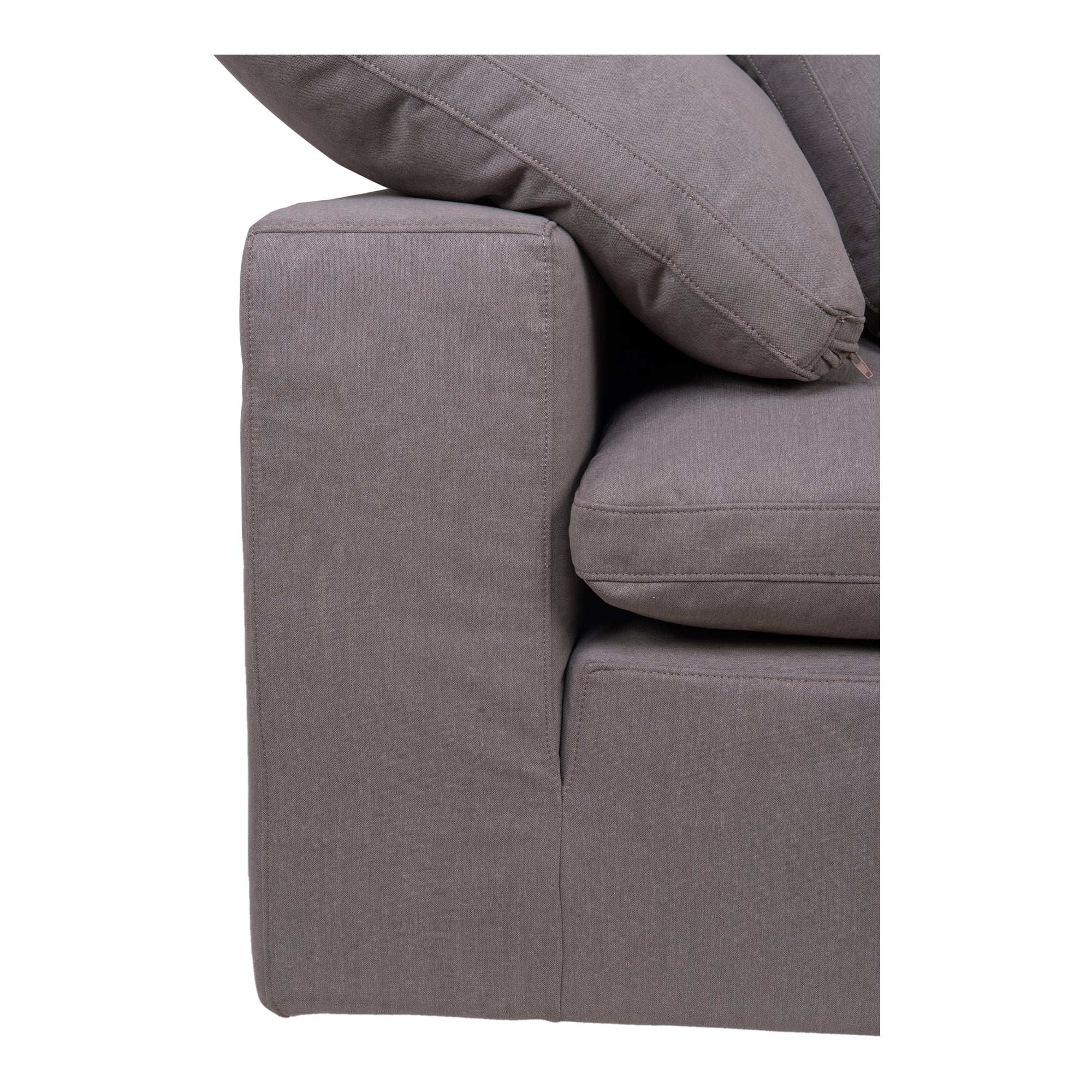 Moes Clay Corner Chair Light Grey YJ-1000-29