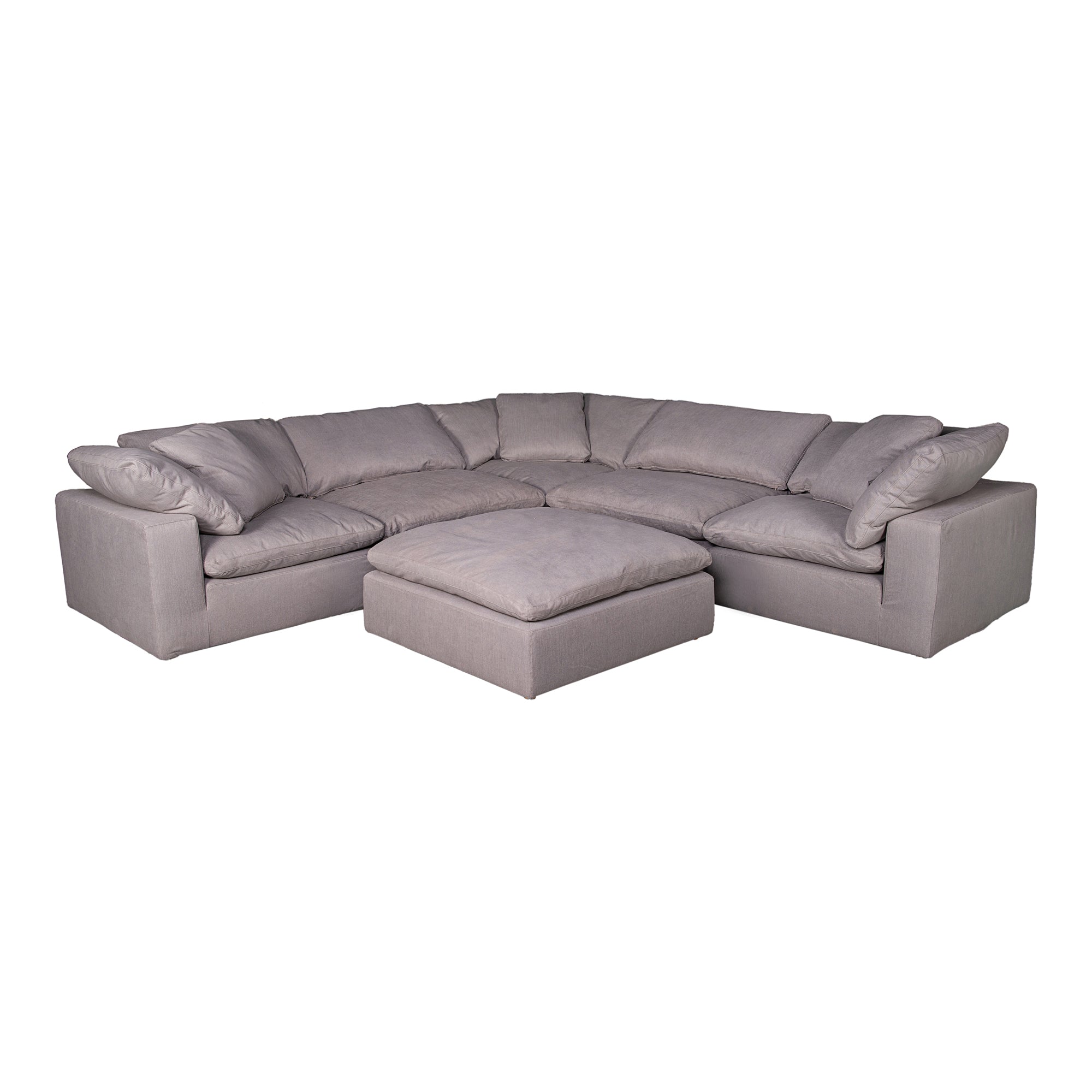 Moes Clay Corner Chair Light Grey YJ-1000-29
