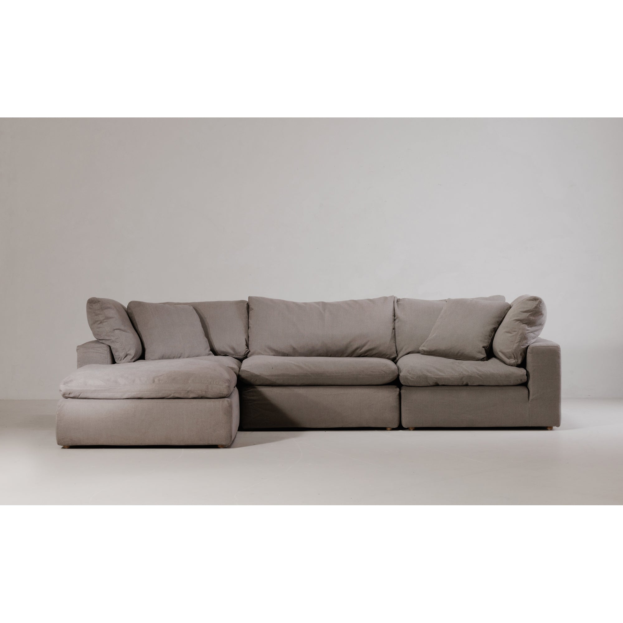 Moes Clay Corner Chair Light Grey YJ-1000-29